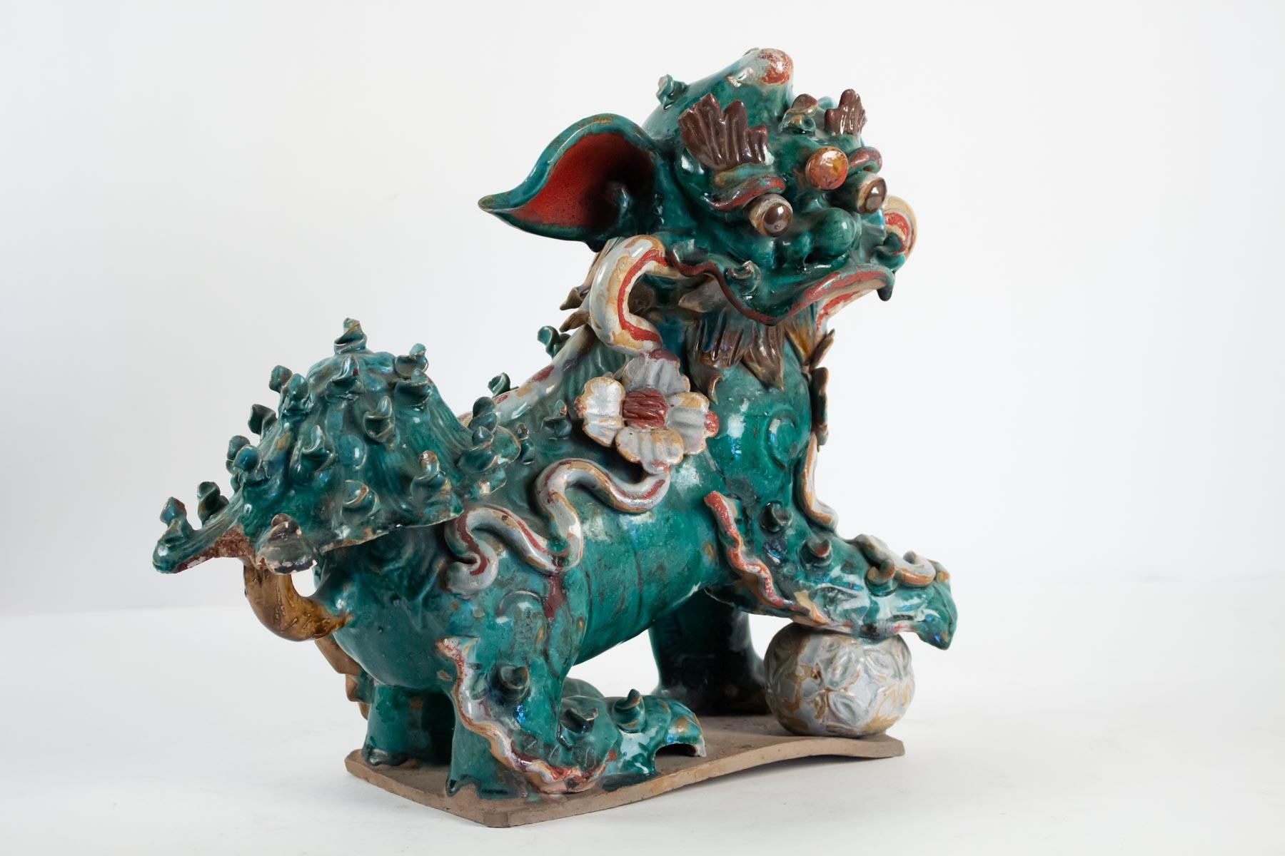 Important Dog De Fô, 19th or Early 20th Century, Asia, Interior Decoration 1