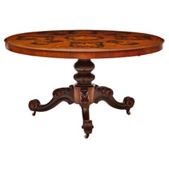 IMPORTANT DUTCH TABLE in Rosewood and Ebony 19th Century