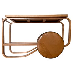 Important Earliest Alvar Aalto Tea Cart ca. 1937