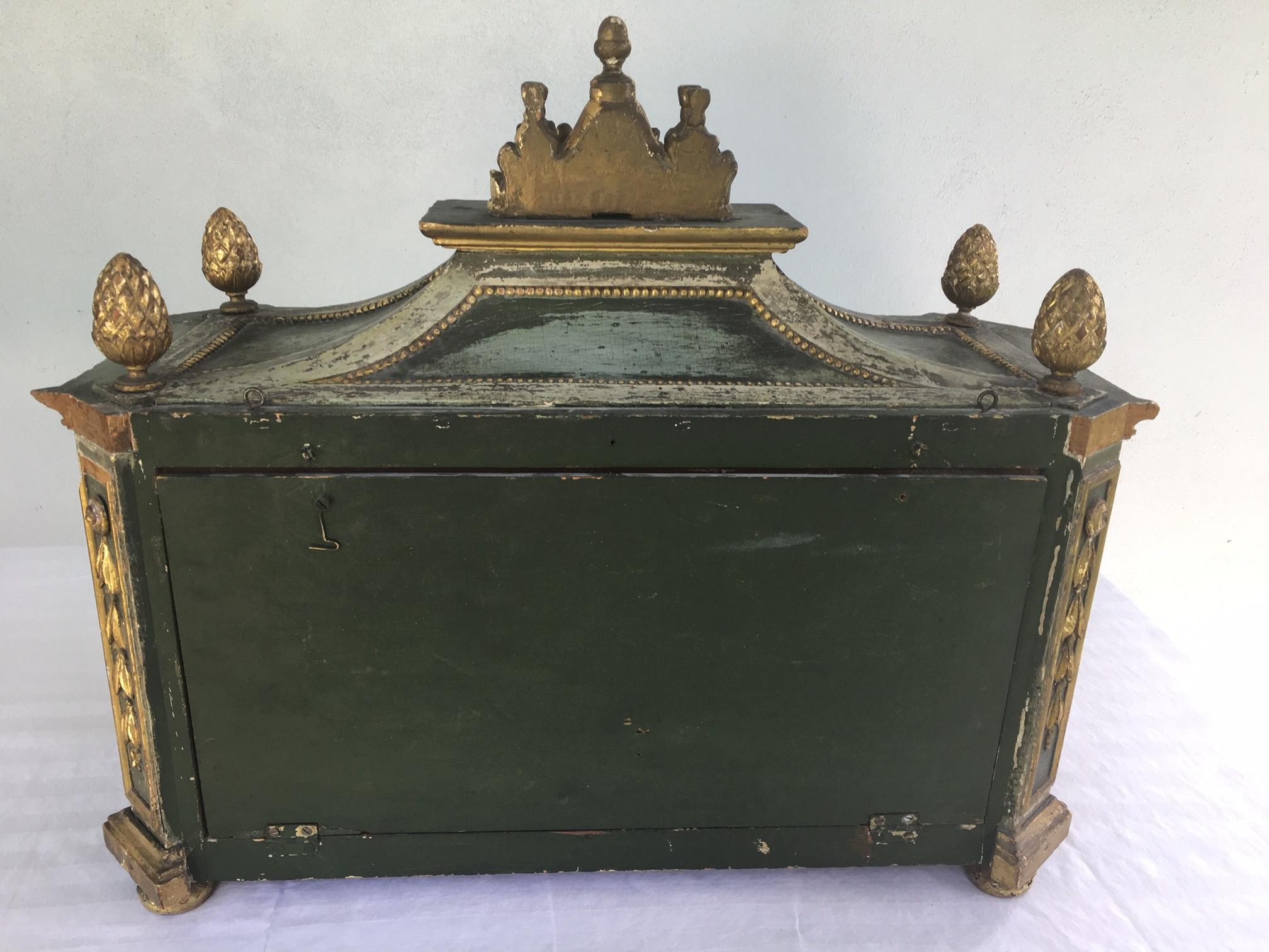 Important Early 18th Century Italian Baroque Reliquary Casket 2