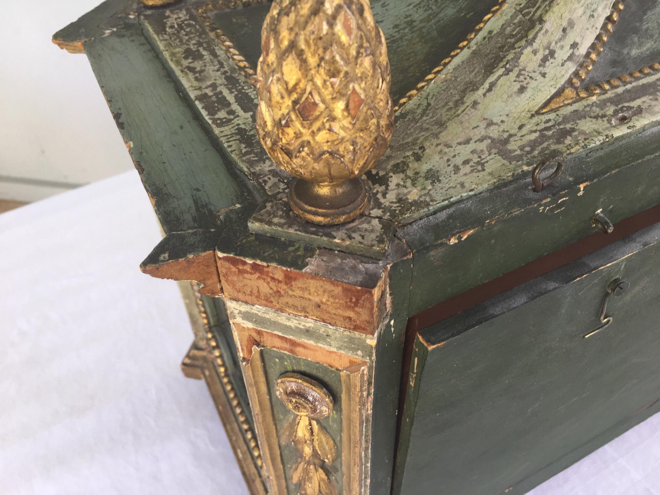 Important Early 18th Century Italian Baroque Reliquary Casket 4