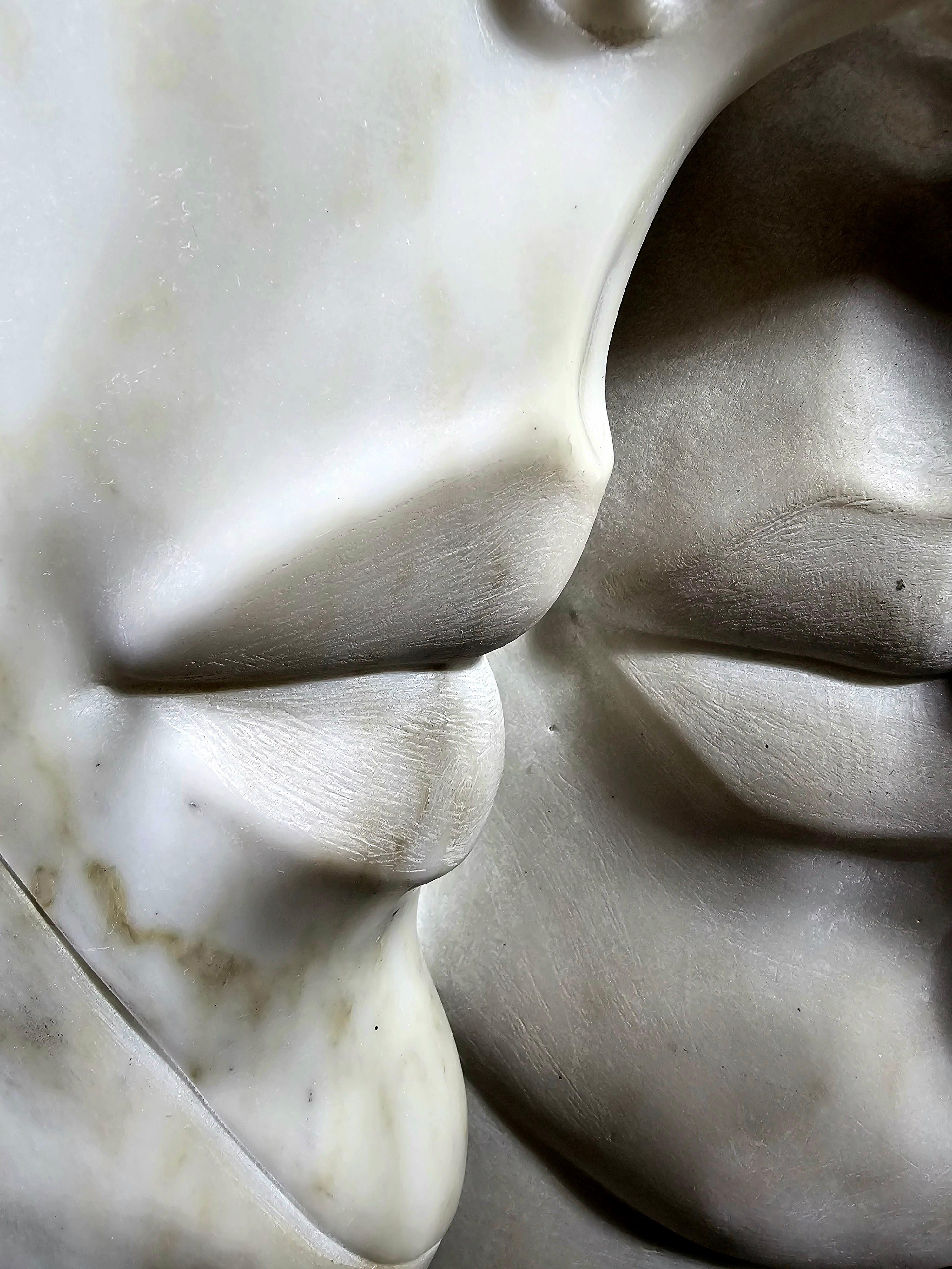 Carrara Marble Important Early 20th Century Art Deco Marble Sculpture of The Three Graces For Sale