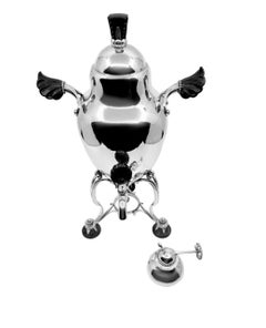 Important Early Georg Jensen Sterling Silver Samovar No. 88, 1915
