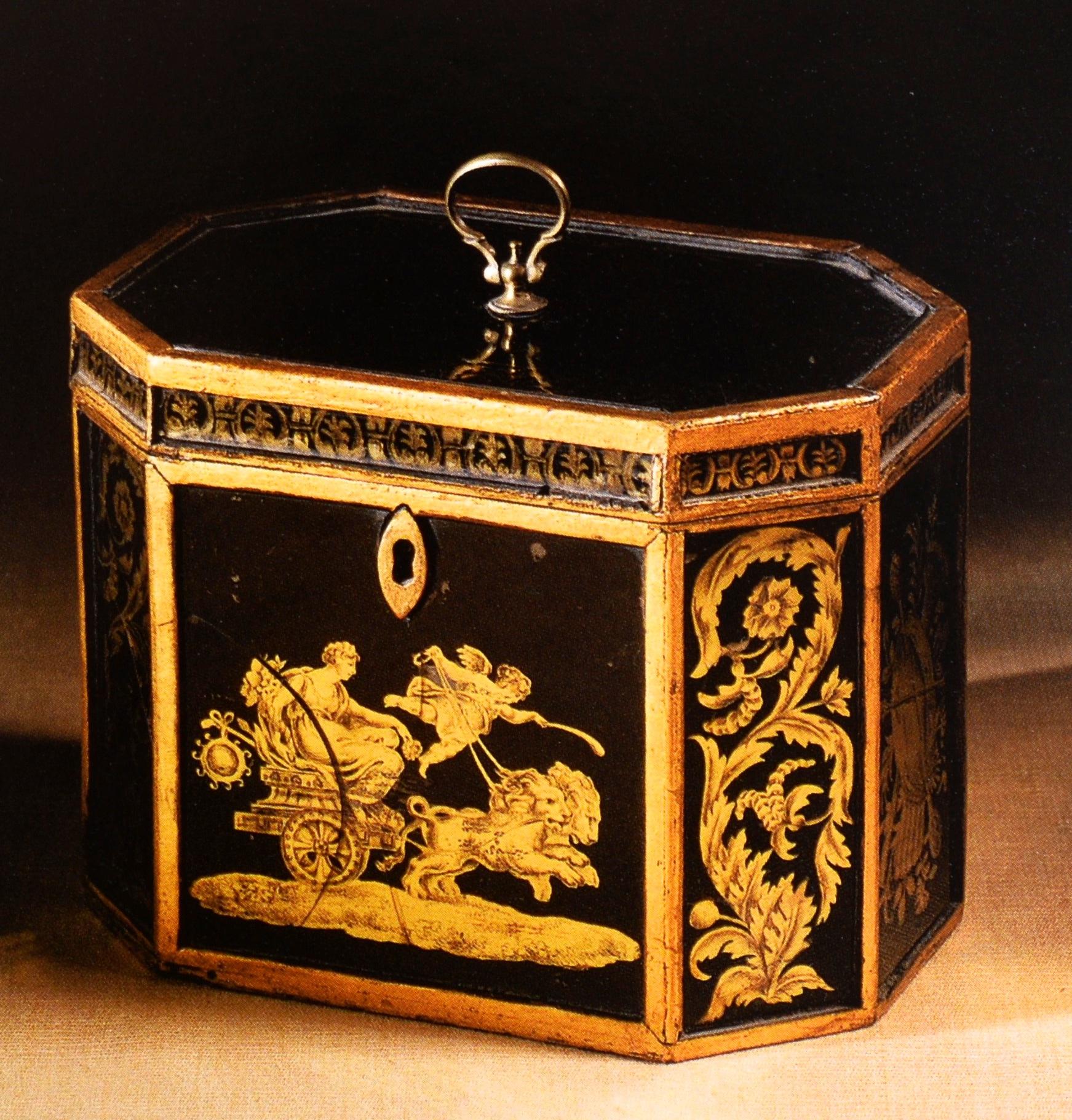 Important English Furniture & Robert Harman Collection of 18th/19thc Tea Caddies For Sale 8
