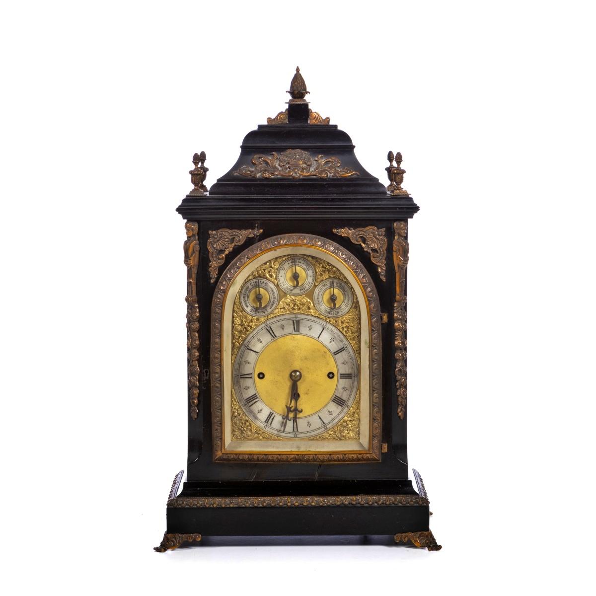 Important English Table Clock 19th Century In Good Condition In Madrid, ES