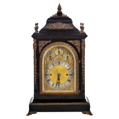 Important English Table Clock 19th Century