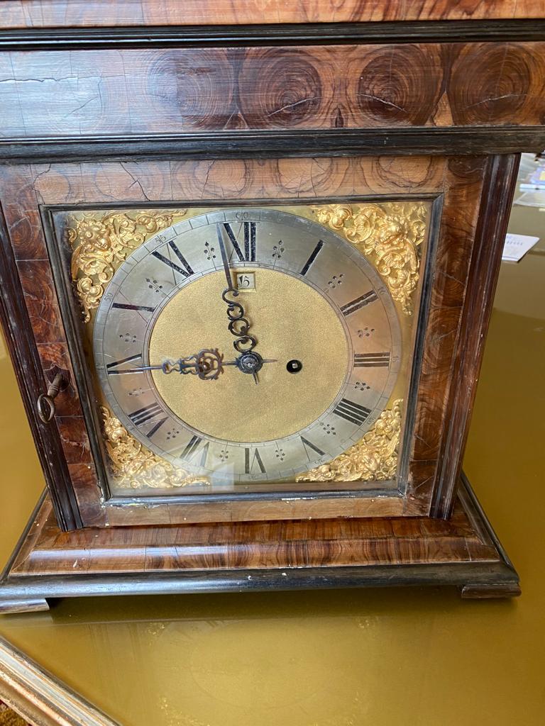 Important English Table Clock 19th Century George III 9