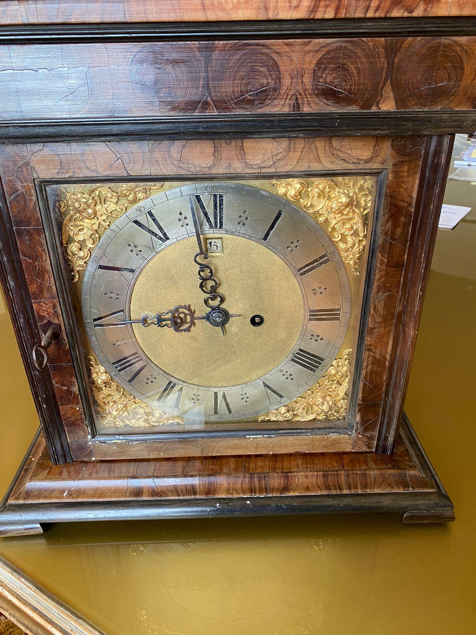 Important English Table Clock 19th Century George III 10