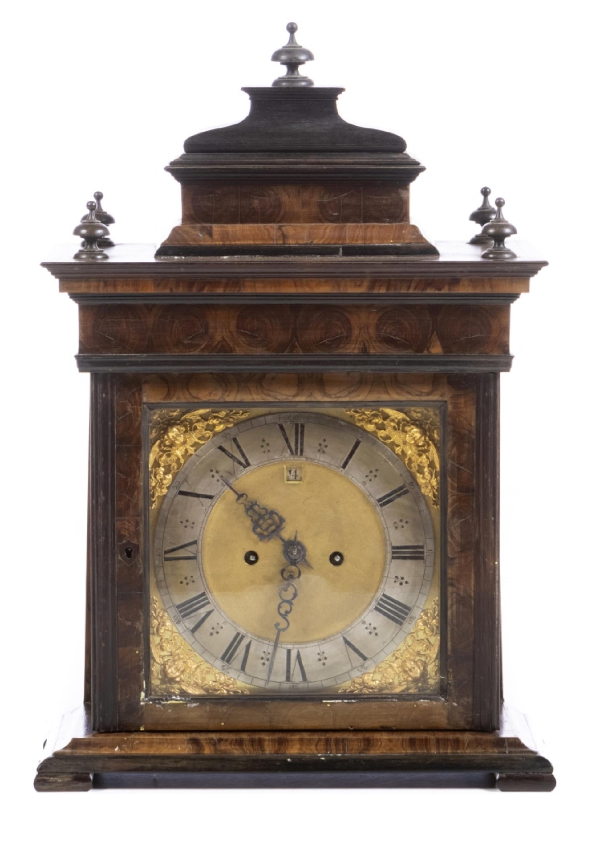 Baroque Important English Table Clock 19th Century George III