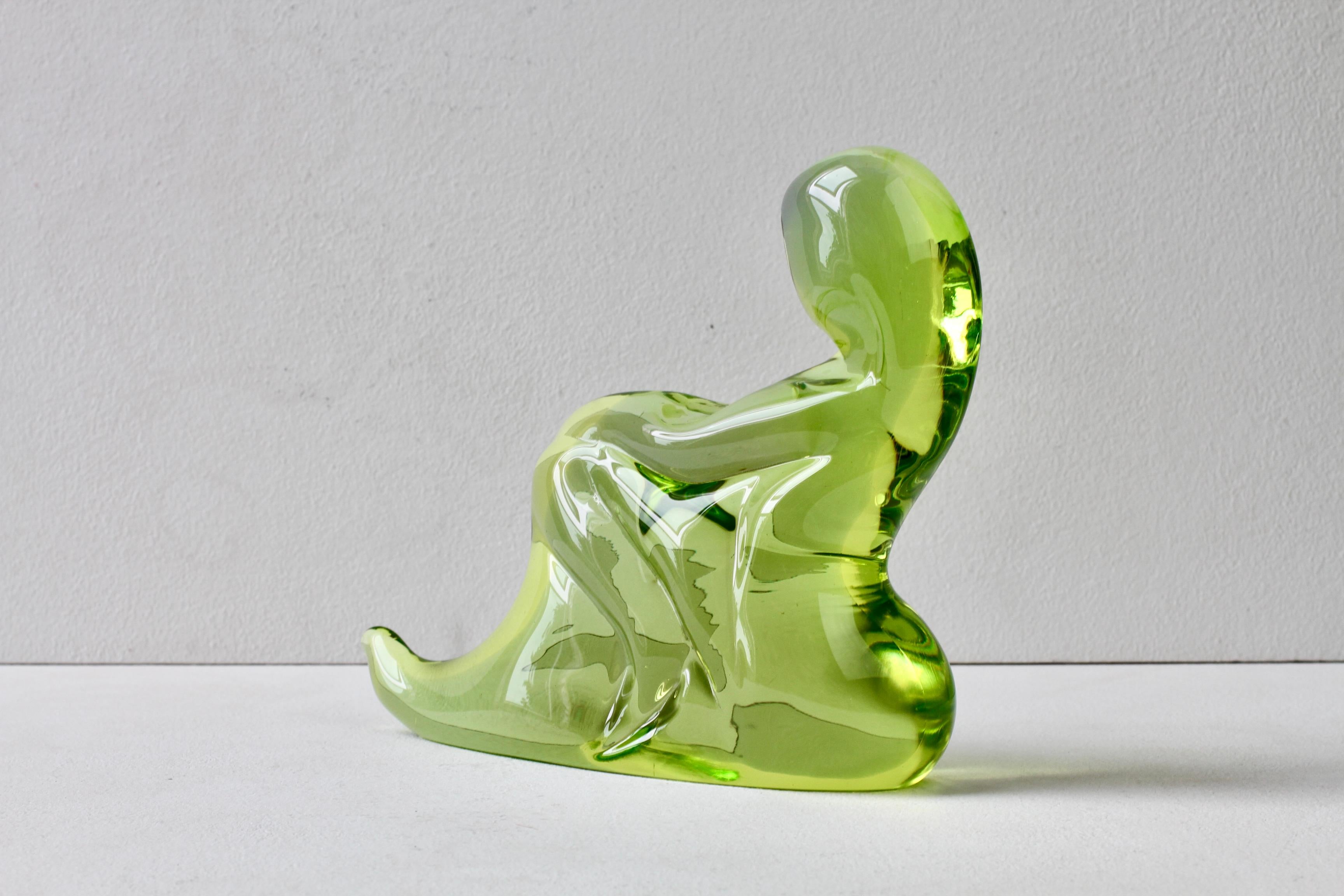 Important Ermanno Nason for Cenedese Female Italian Murano Glass Sculpture For Sale 6