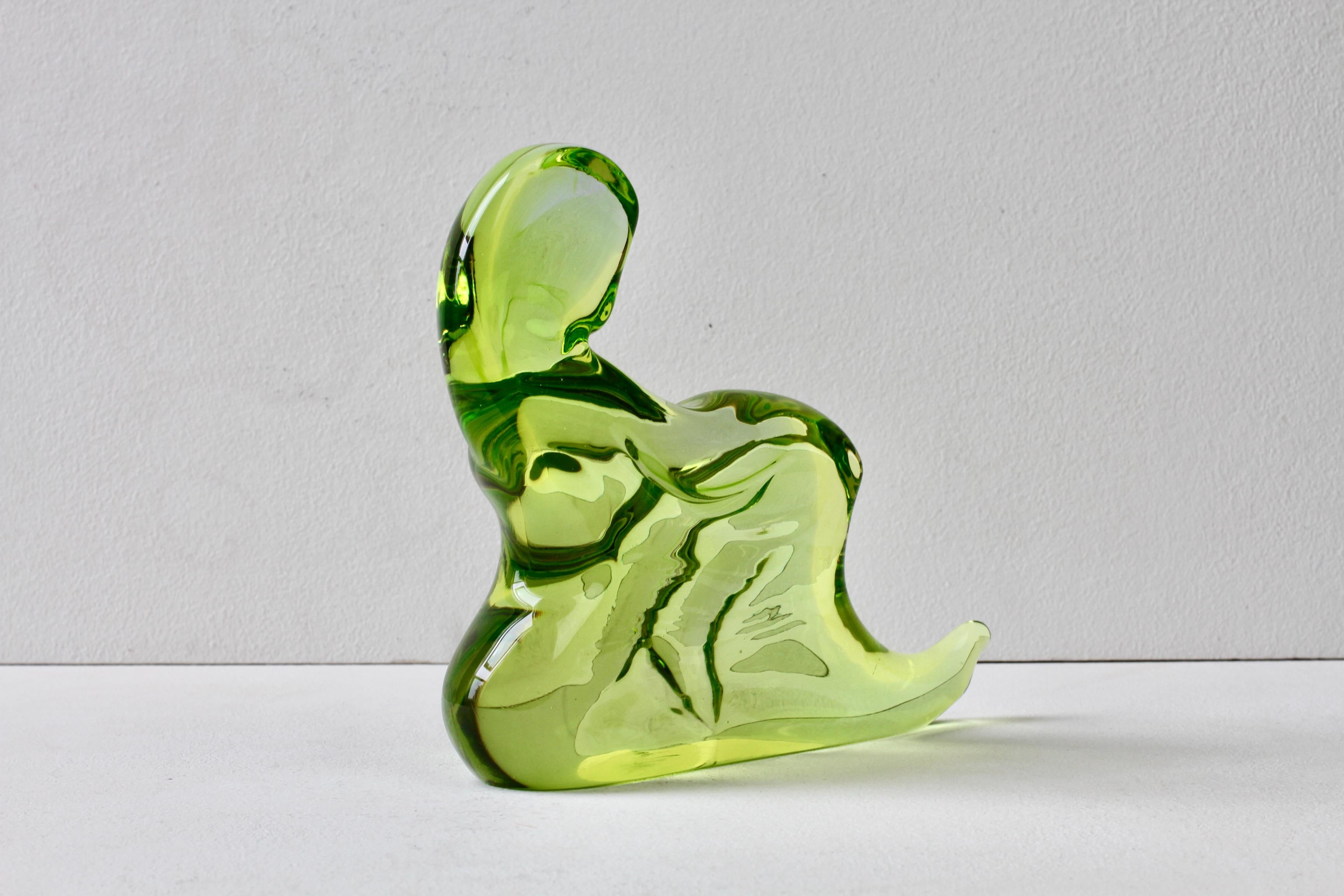 Important Ermanno Nason for Cenedese Female Italian Murano Glass Sculpture For Sale 8