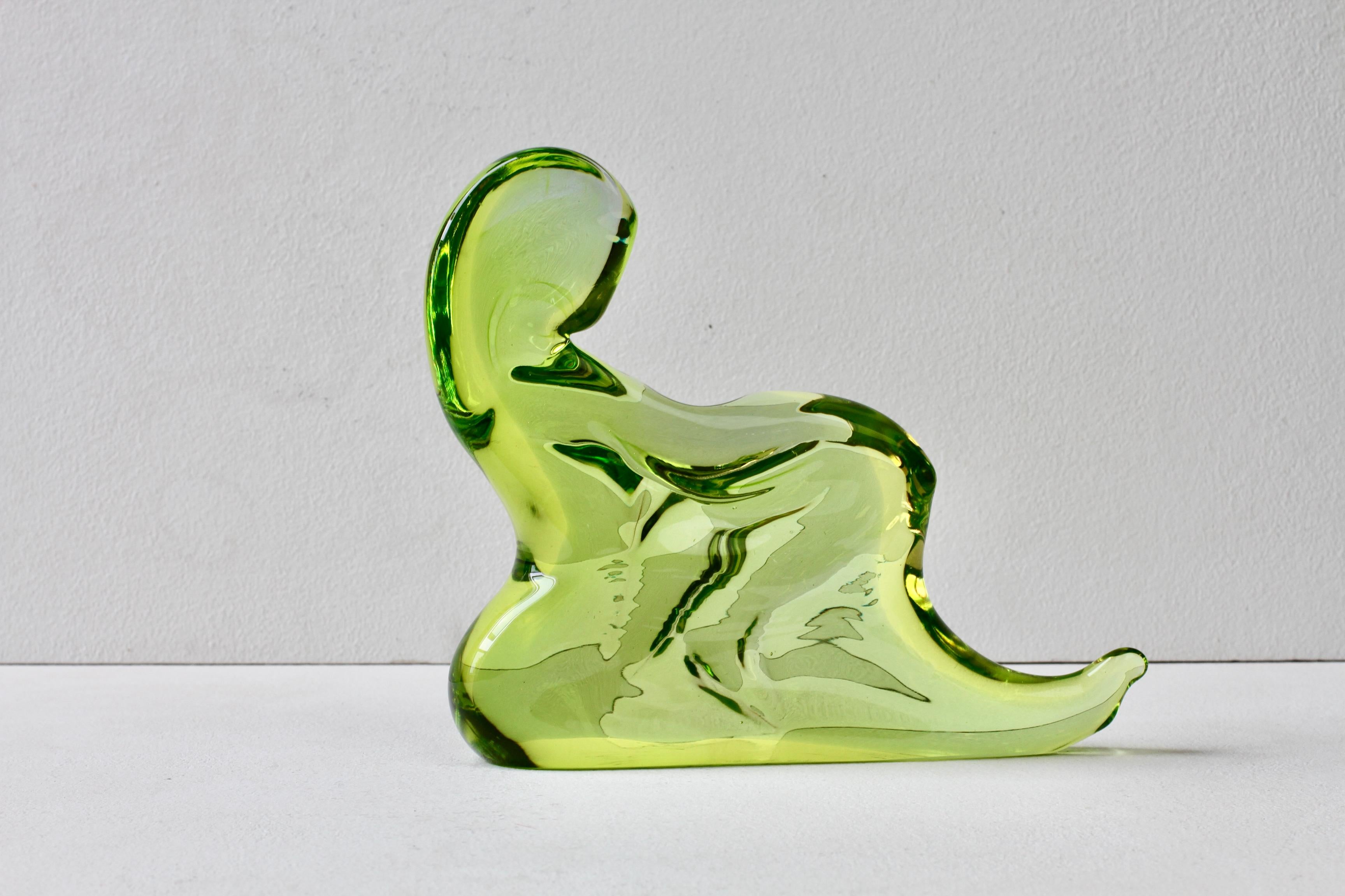 Important Ermanno Nason for Cenedese Female Italian Murano Glass Sculpture For Sale 9