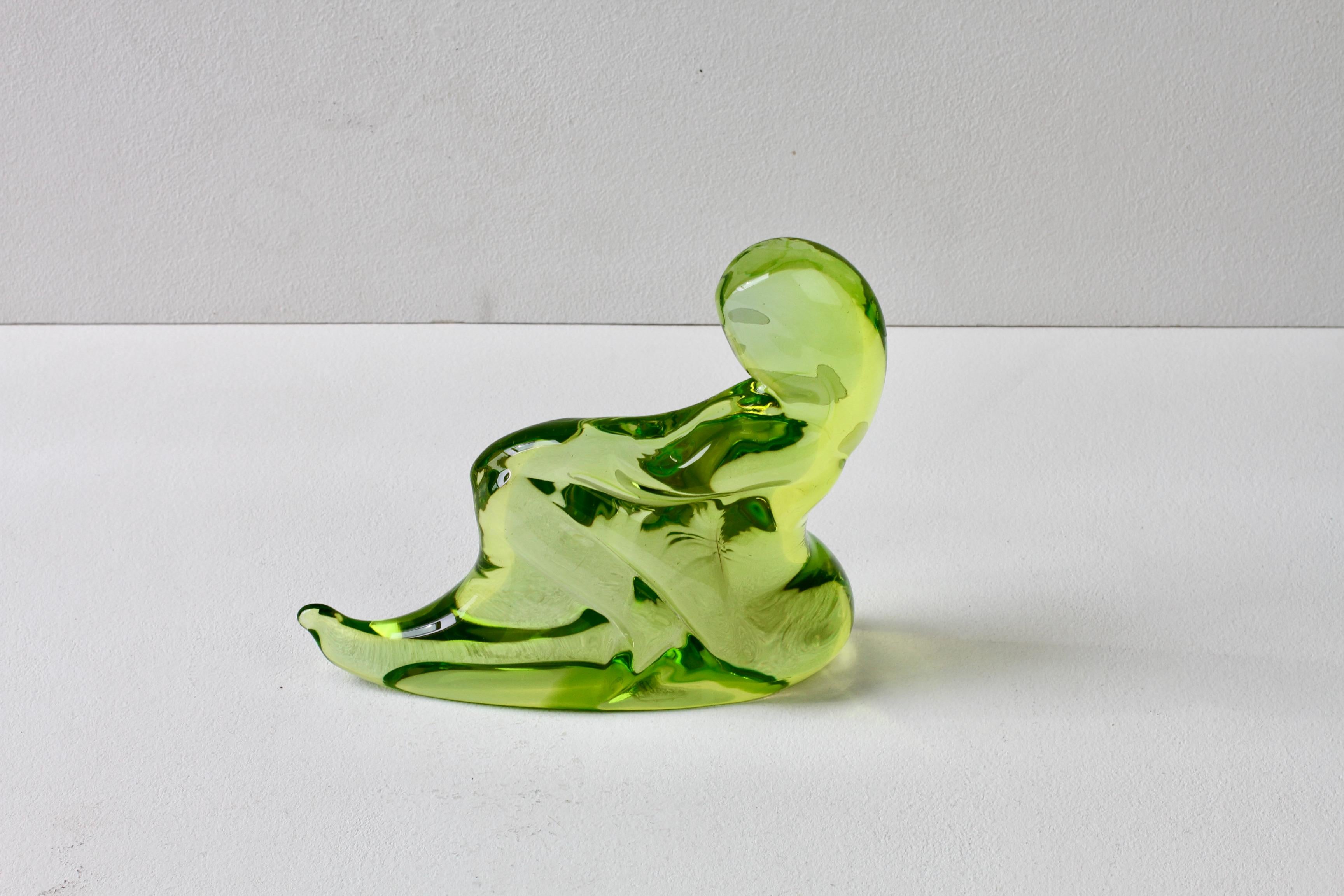 Important Ermanno Nason for Cenedese Female Italian Murano Glass Sculpture In Good Condition For Sale In Landau an der Isar, Bayern
