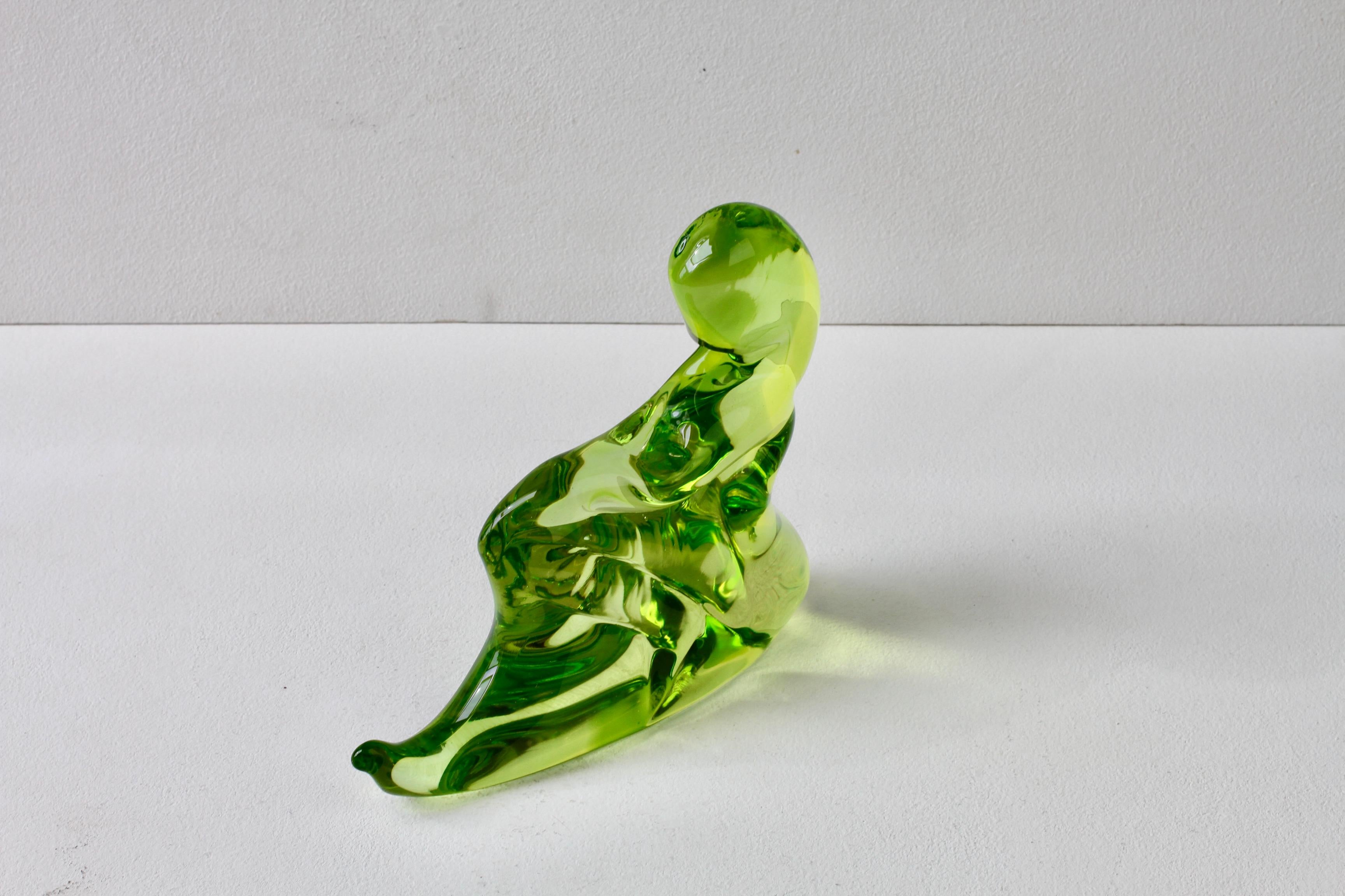 20th Century Important Ermanno Nason for Cenedese Female Italian Murano Glass Sculpture For Sale