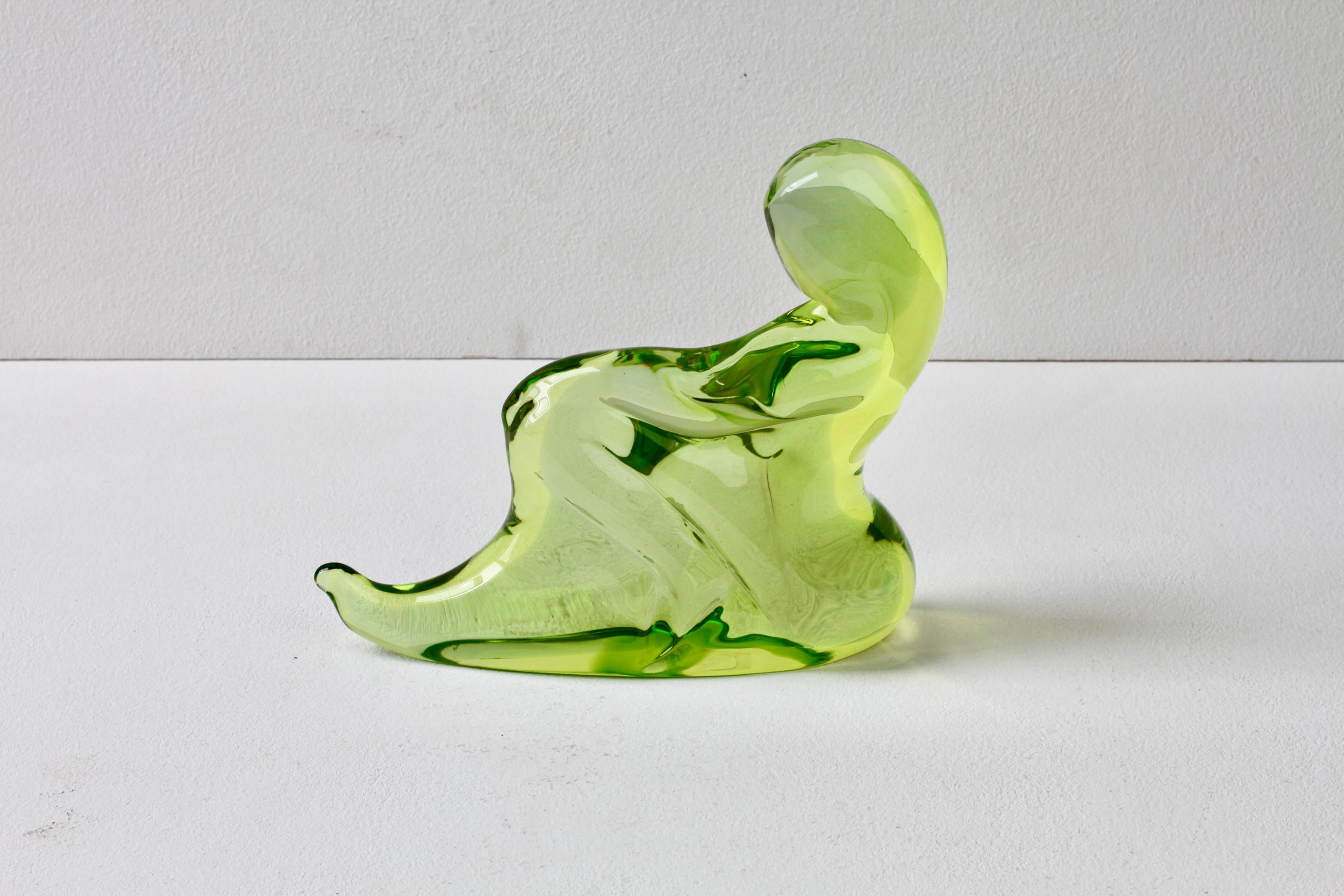 Important Ermanno Nason for Cenedese Female Italian Murano Glass Sculpture For Sale 1
