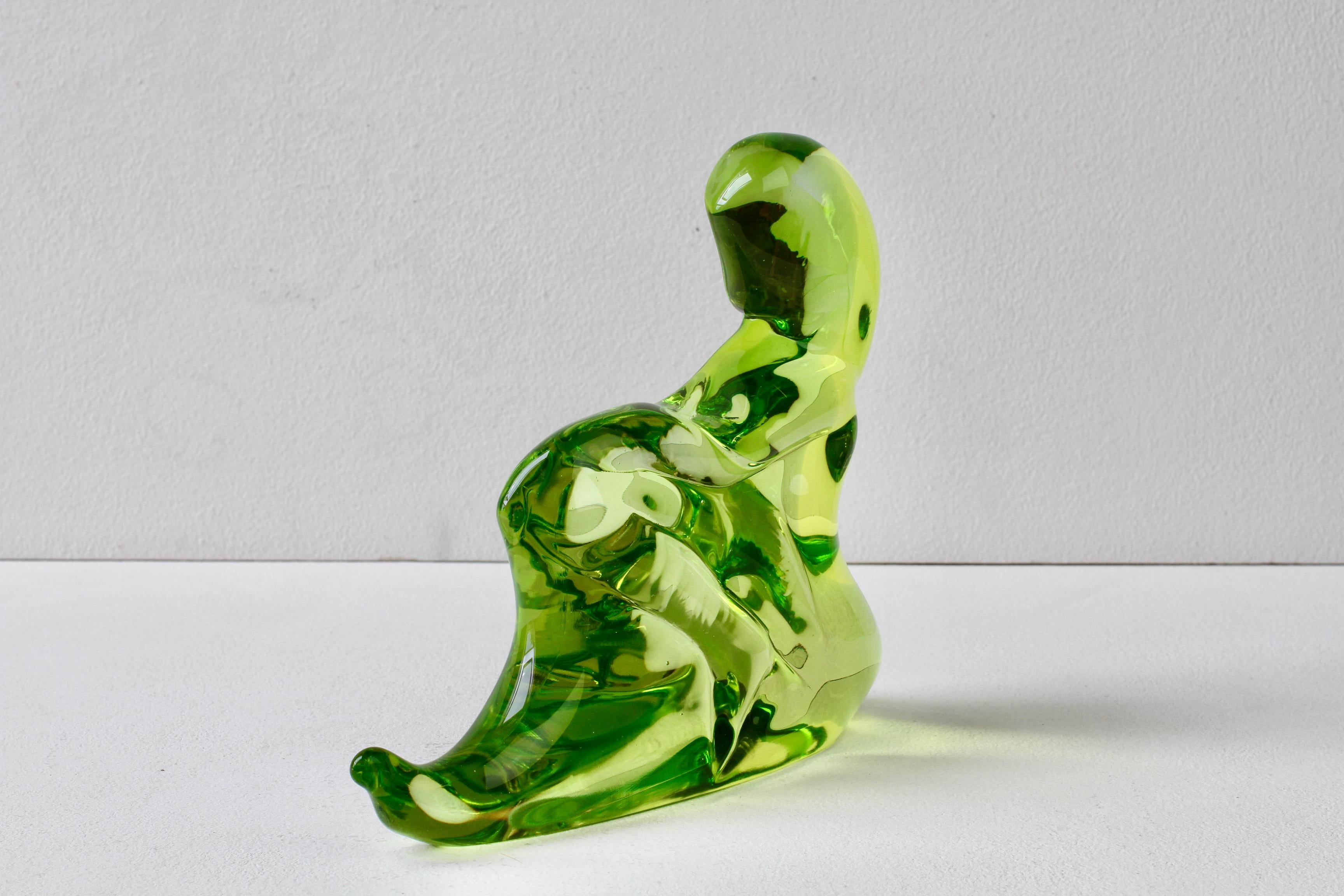 Important Ermanno Nason for Cenedese Female Italian Murano Glass Sculpture For Sale 4