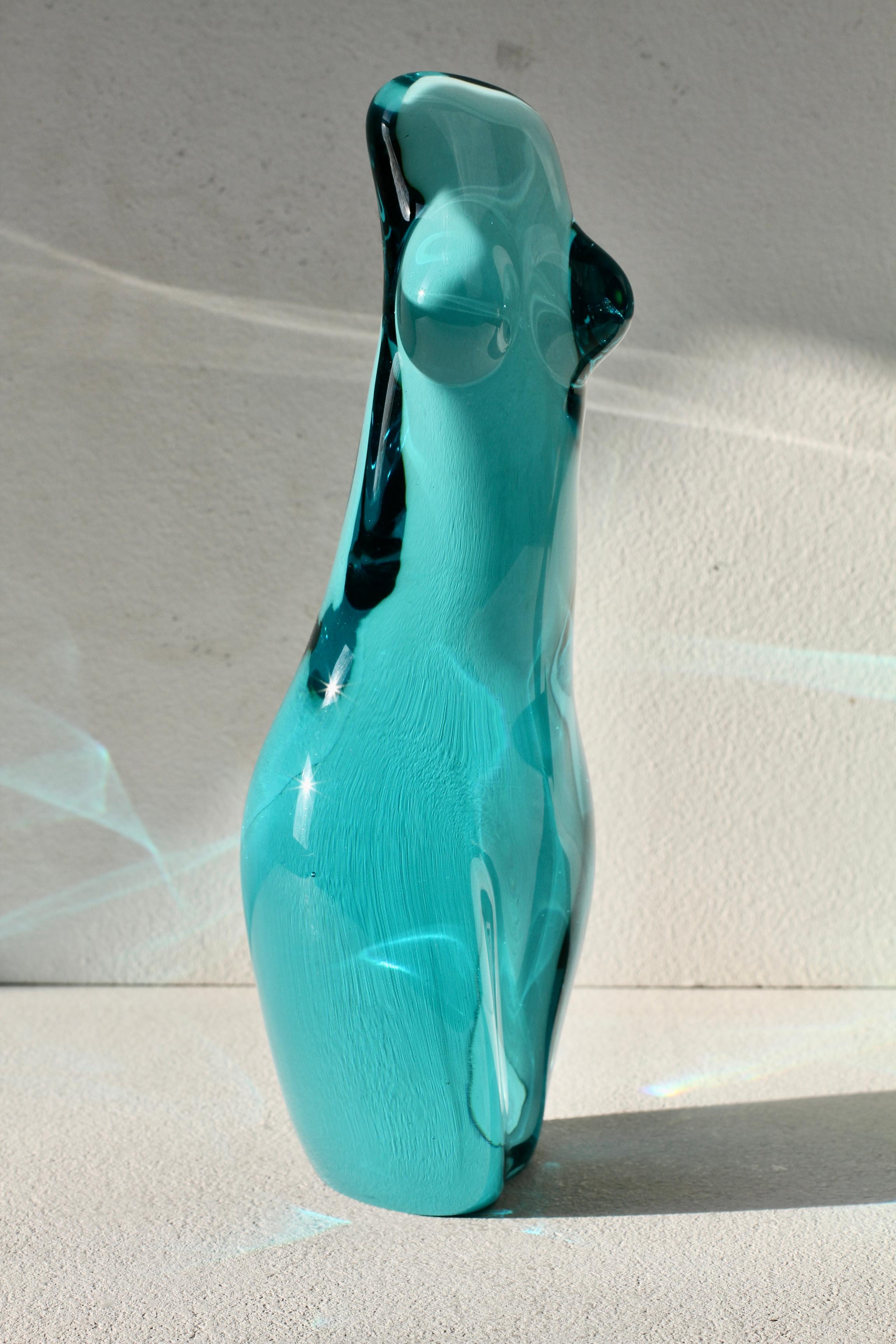Importante escultura italiana de cristal de Murano Ermanno Nason para Cenedese Desnudo femenino en venta 6