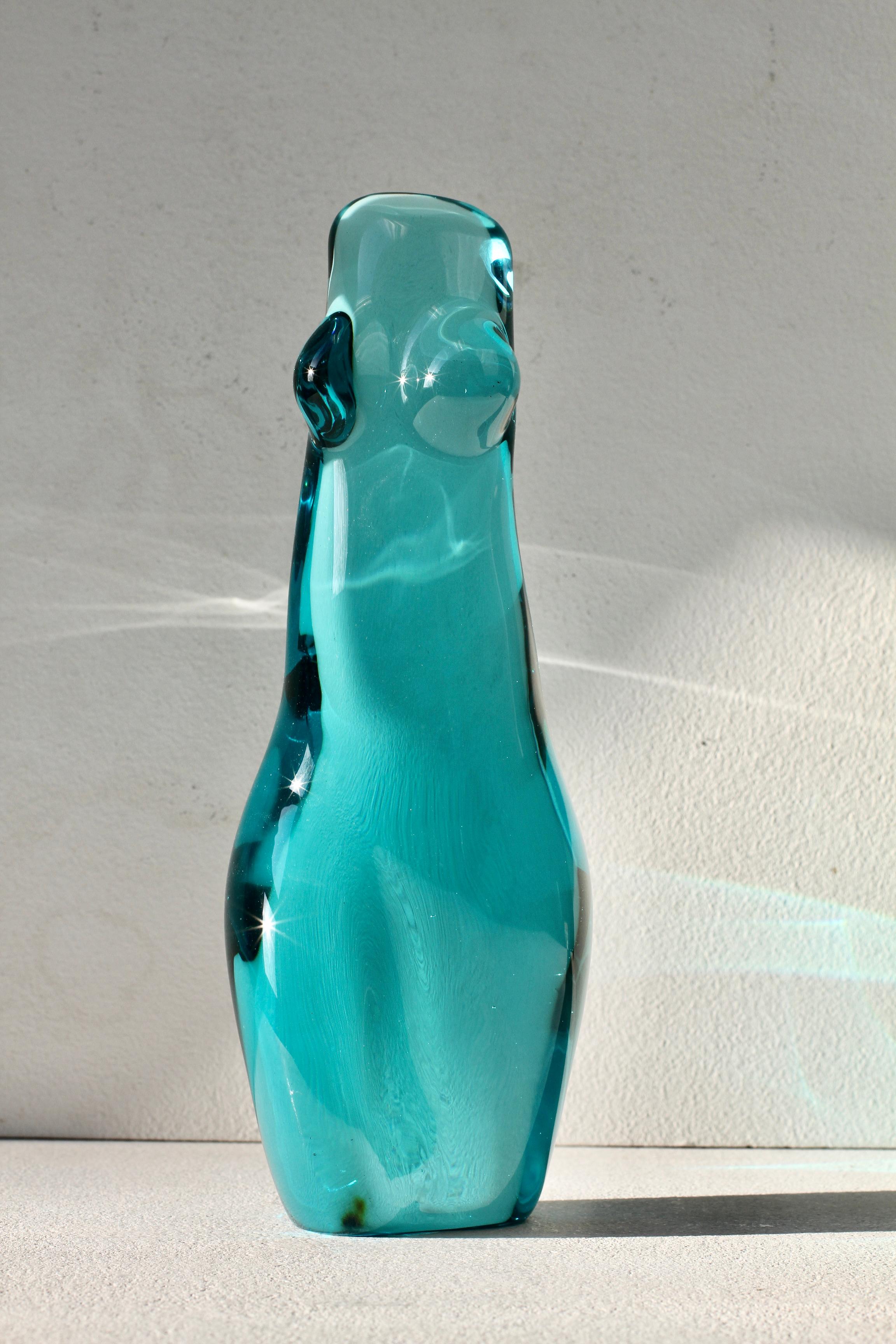 Importante escultura italiana de cristal de Murano Ermanno Nason para Cenedese Desnudo femenino en venta 8