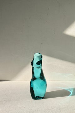 Importante escultura italiana de cristal de Murano Ermanno Nason para Cenedese Desnudo femenino