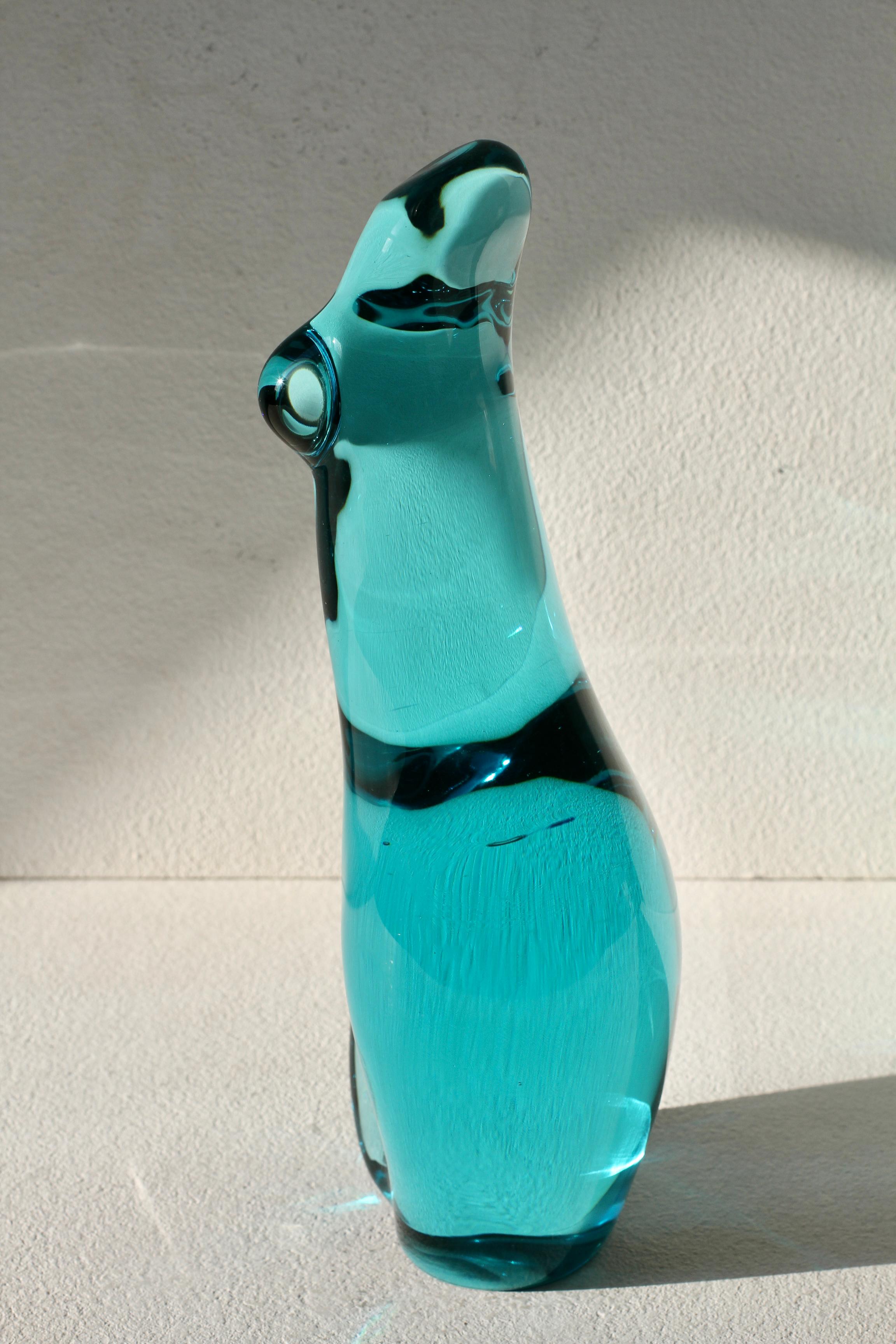 Importante escultura italiana de cristal de Murano Ermanno Nason para Cenedese Desnudo femenino Vidrio soplado en venta