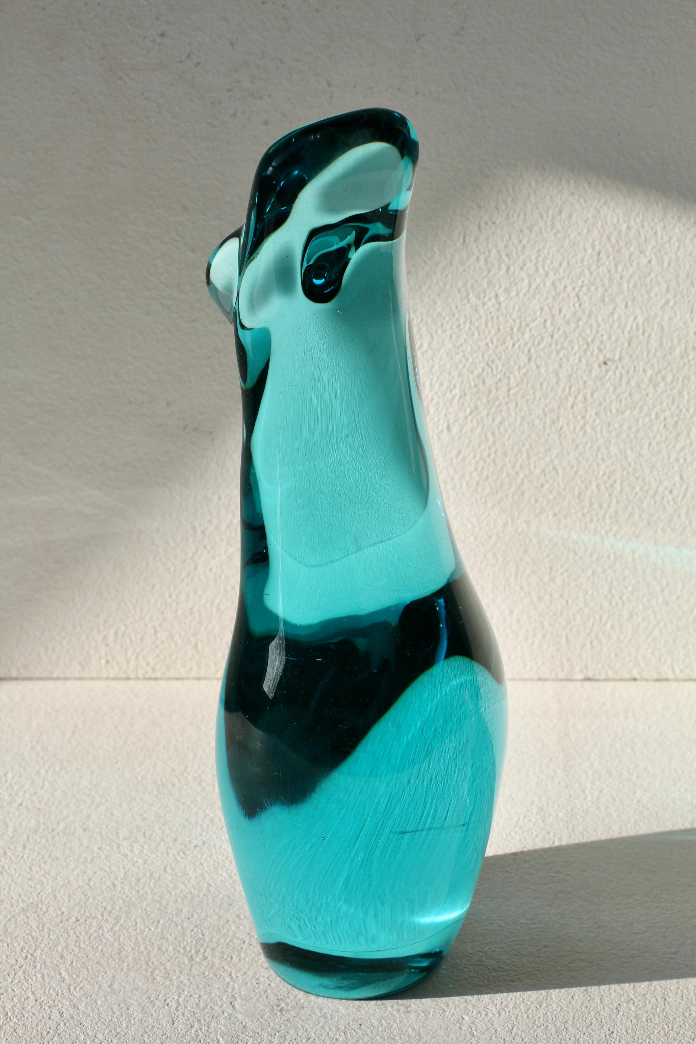 Importante escultura italiana de cristal de Murano Ermanno Nason para Cenedese Desnudo femenino en venta 1