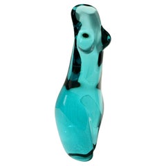 Importante escultura italiana de cristal de Murano Ermanno Nason para Cenedese Desnudo femenino