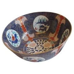 Important Estate 1900's Chinese Famille Rose Style Handpainted Porcelain Bowl