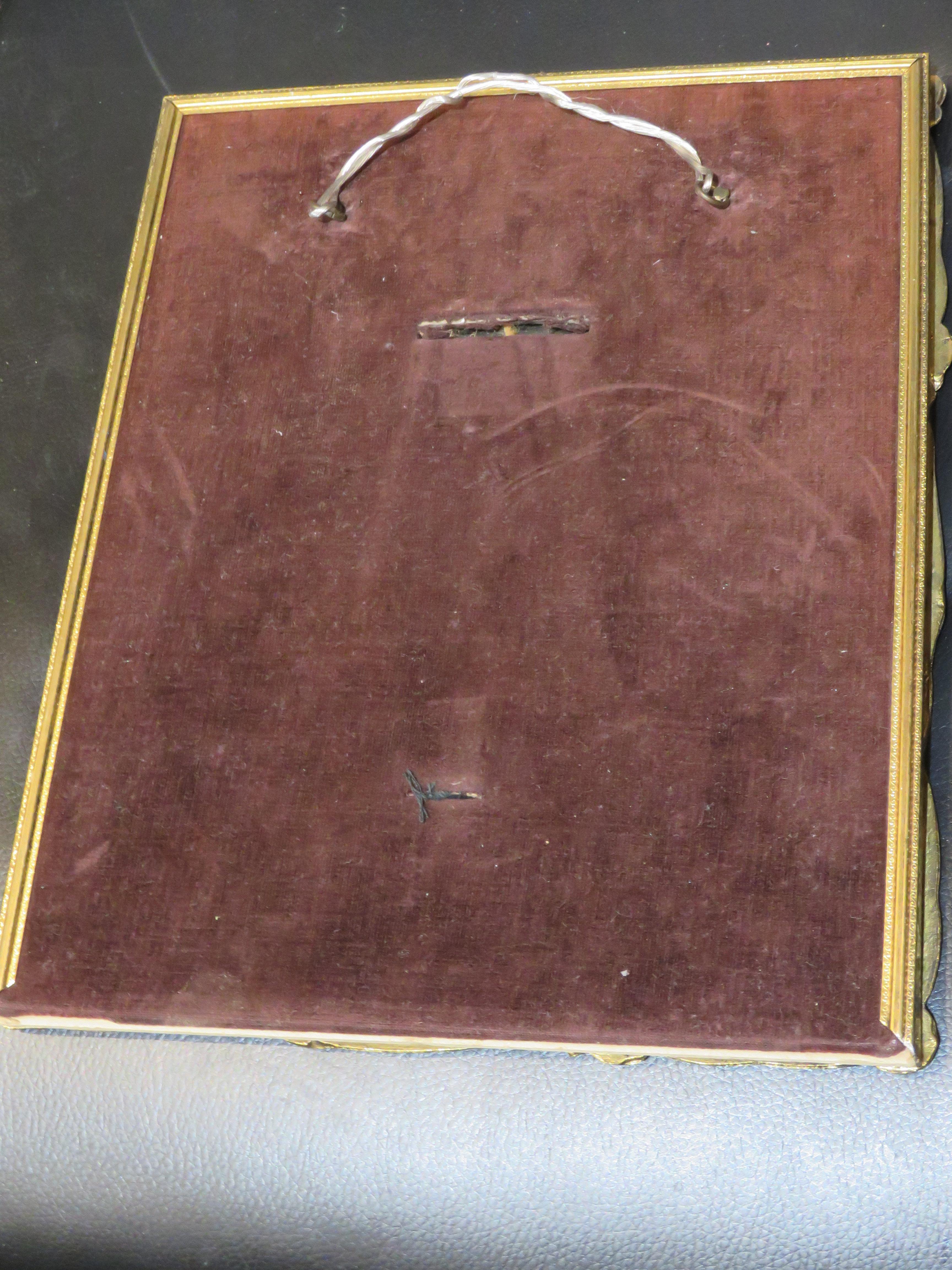 Importante marco de fotos francés de bronce dorado dorado patrimonial Chapado en oro en venta