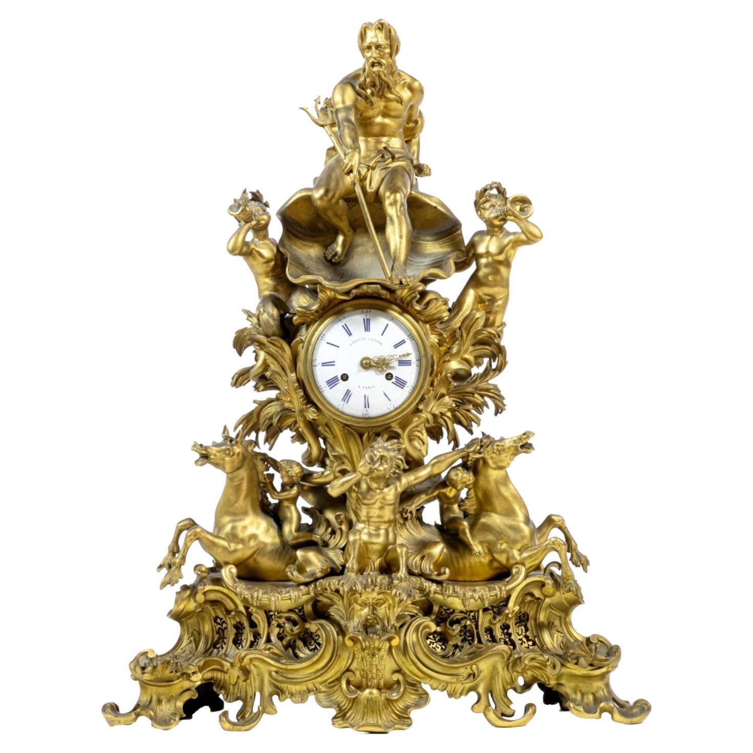 Important Etienne LeNoir Clock 18th Century
