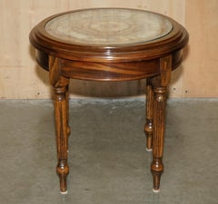 IMPORTANT EXQUISITE ANTiQUE VICTORIAN BLUE JOHN PLATEAUS SIDE END TABLE