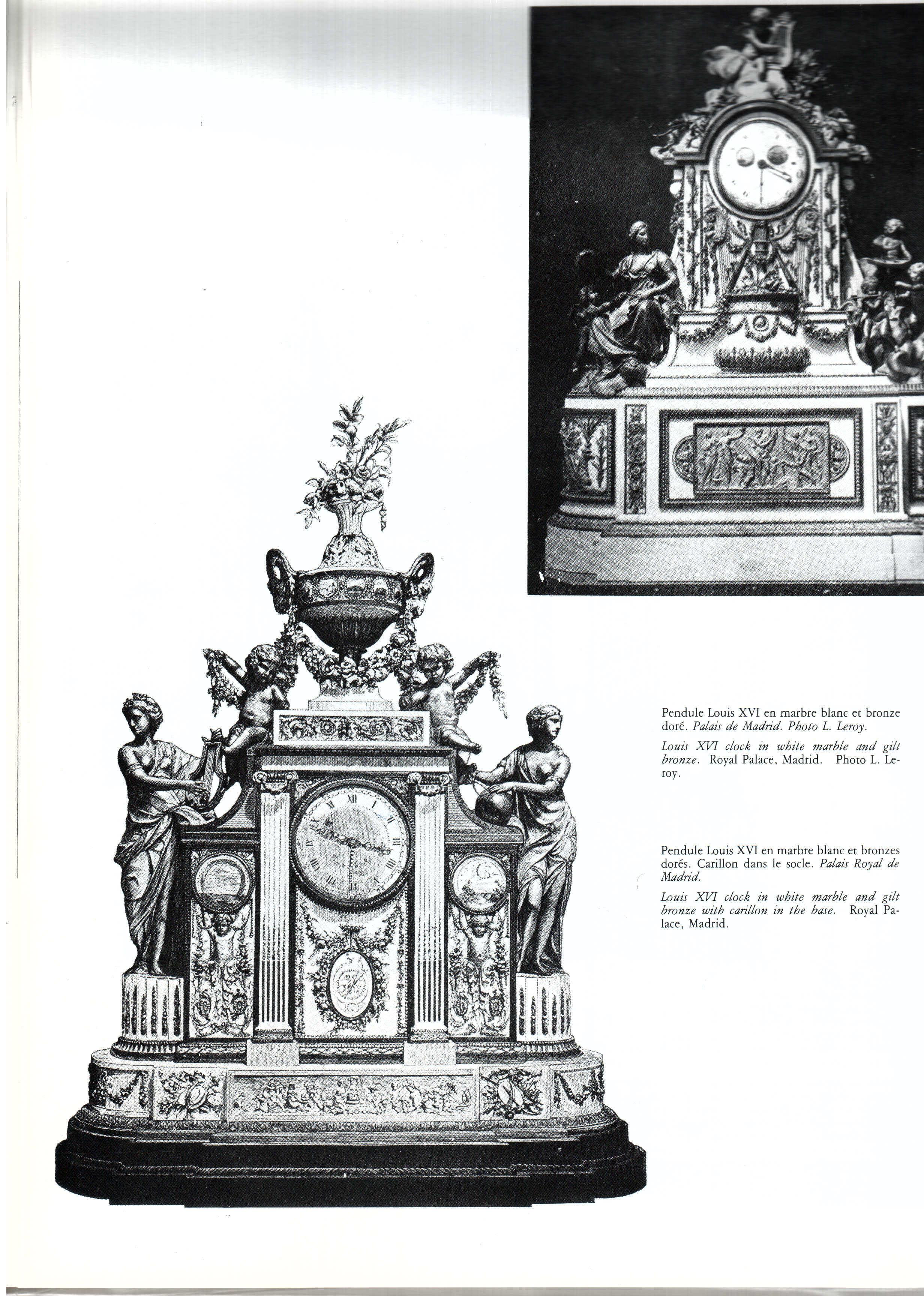 Importante pendule à cinq pièces en marbre et bronze doré, France, vers 1860 en vente 4