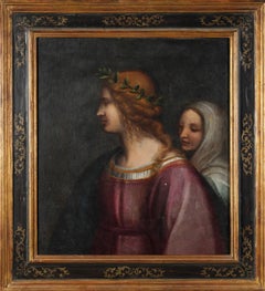 Important Florentine School, 17th Century, "Young Man with His Lady"