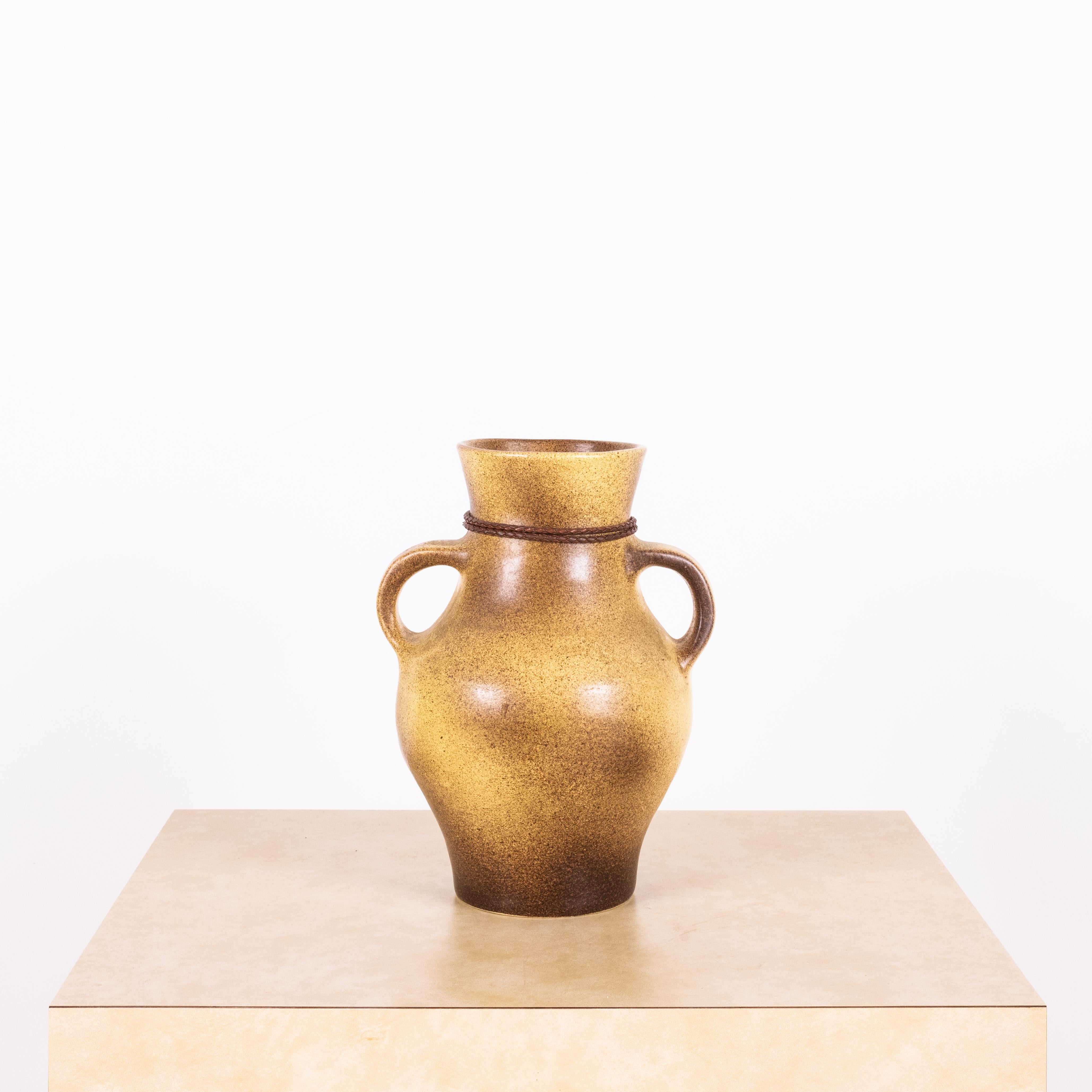 Modern Important French 60's Glazed Ceramic Vase by Max Idlas For Sale