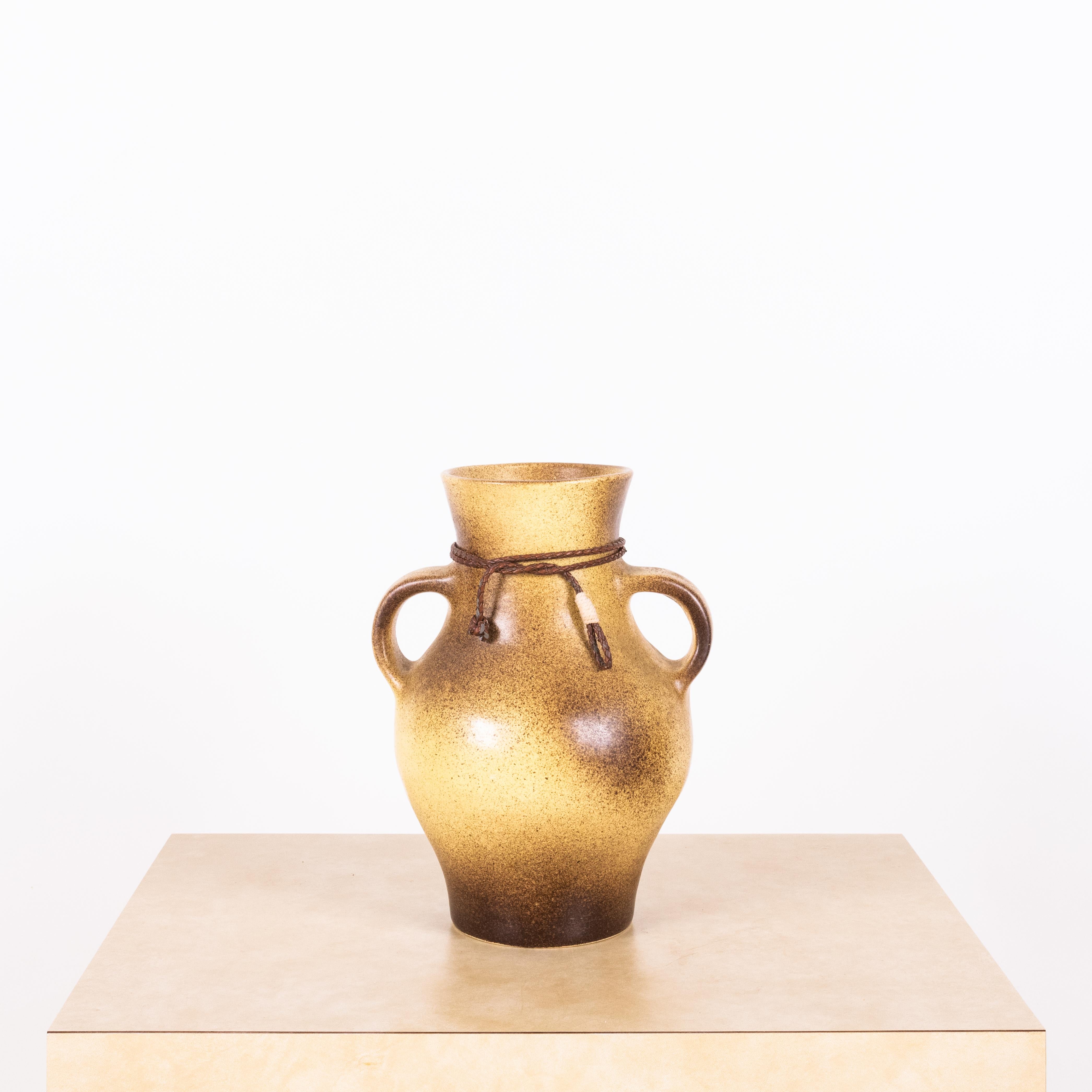 Mid-20th Century Important French 60's Glazed Ceramic Vase by Max Idlas For Sale