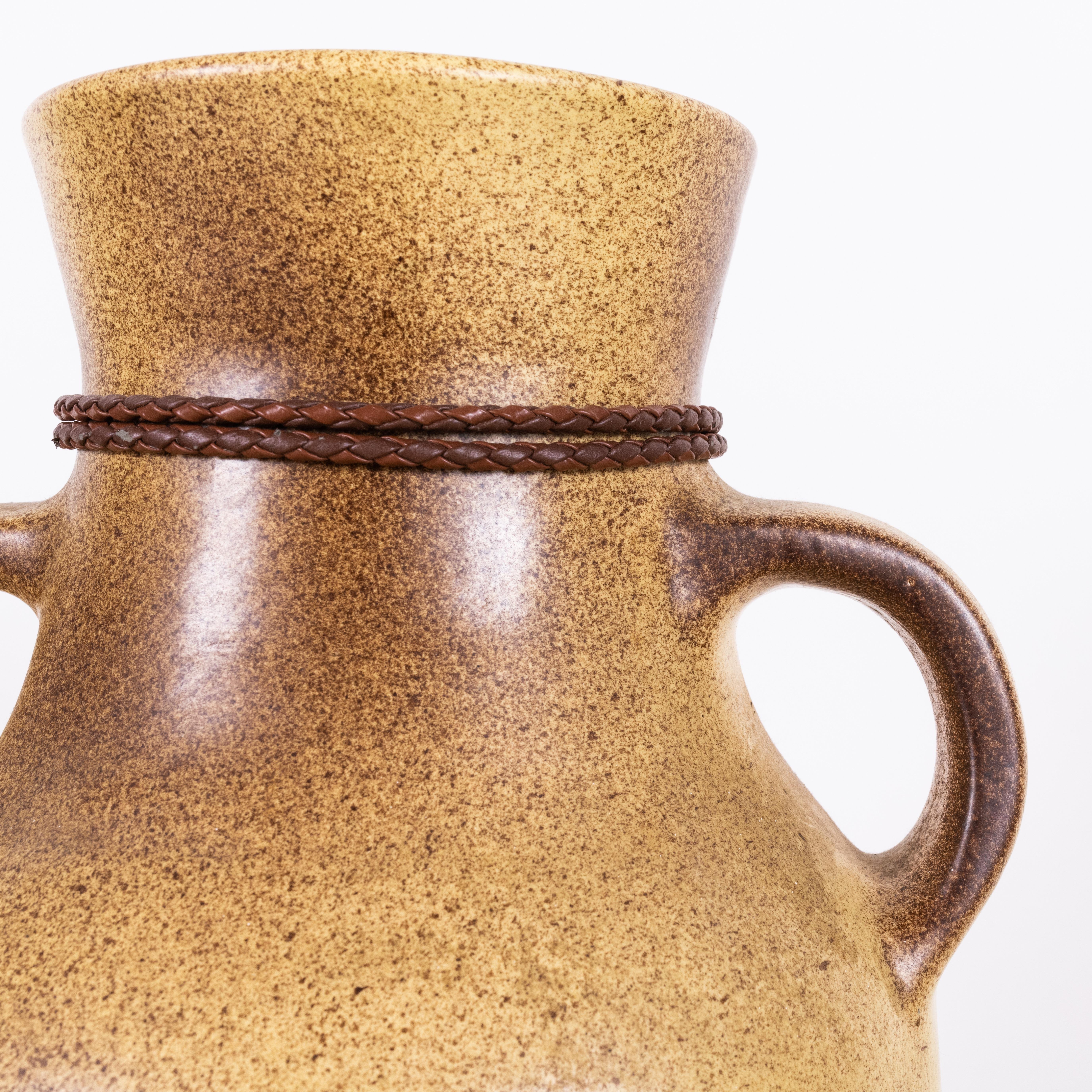 Important French 60's Glazed Ceramic Vase by Max Idlas For Sale 1