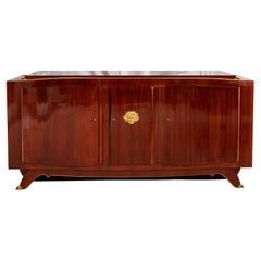 Important French Art Deco Sideboard by Jules Leleu
