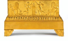 Important French Empire Table Clock, 19th Century