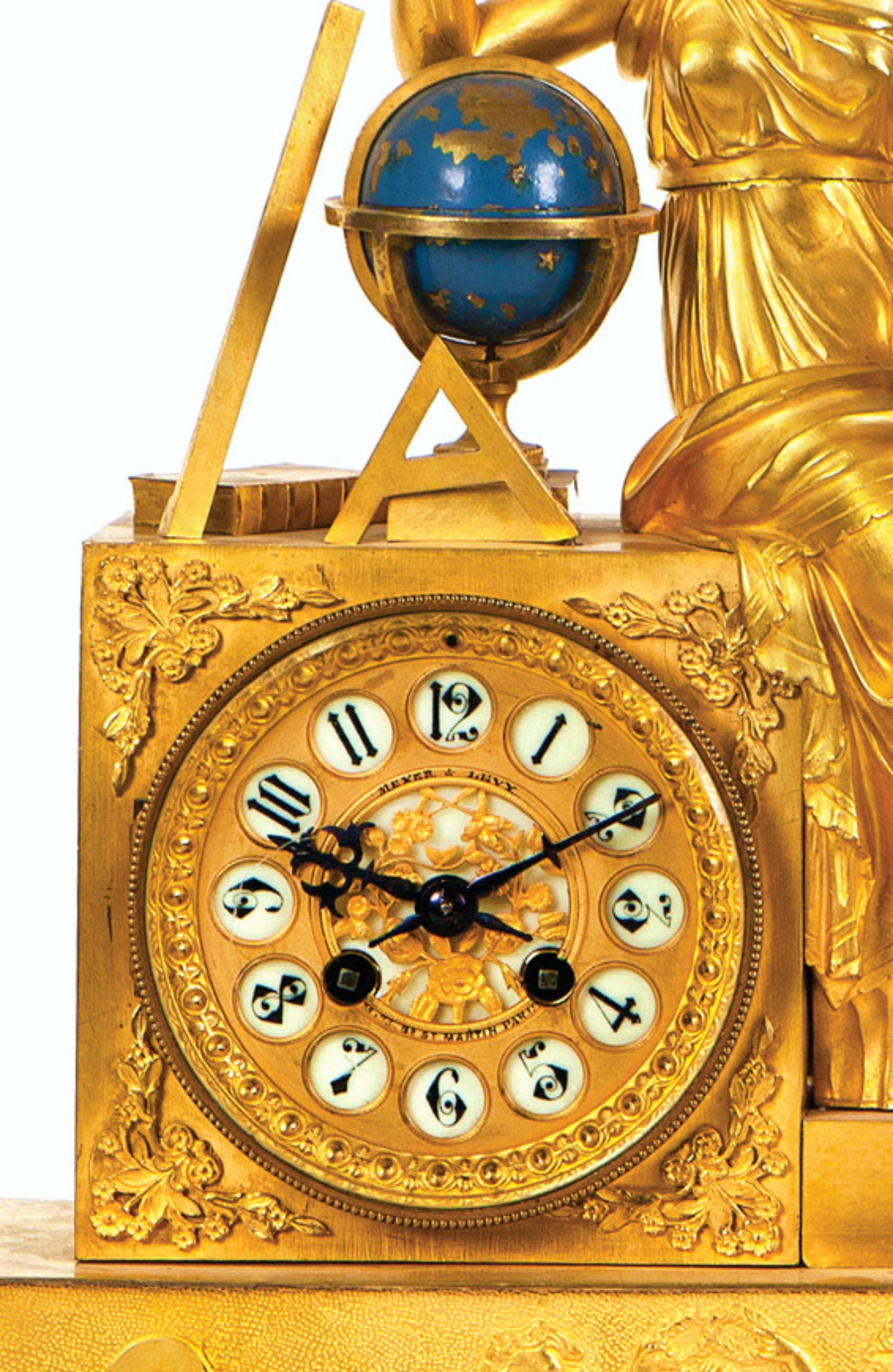 Important French table clock 