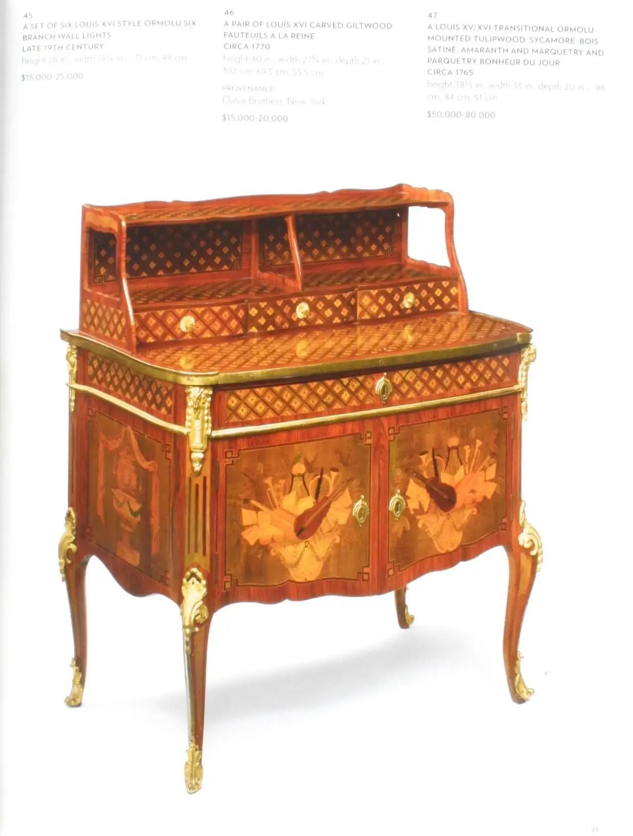 Paper Important French Furniture, Ceramics & Carpets, the Estate of Mrs. Robert Lehman For Sale