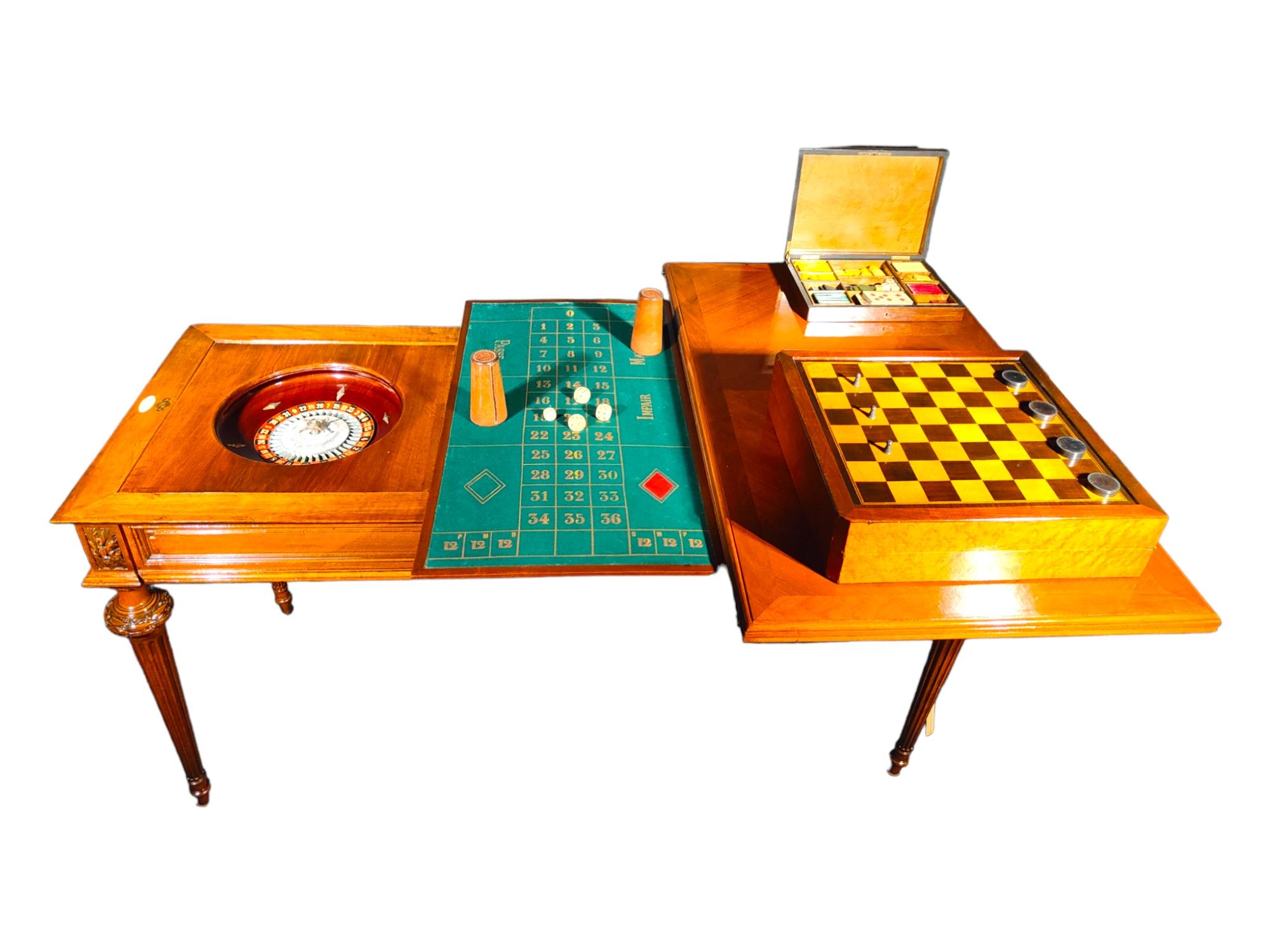 Wichtiger französischer Spieltisch aus dem 19. Jahrhundert im Angebot 9
