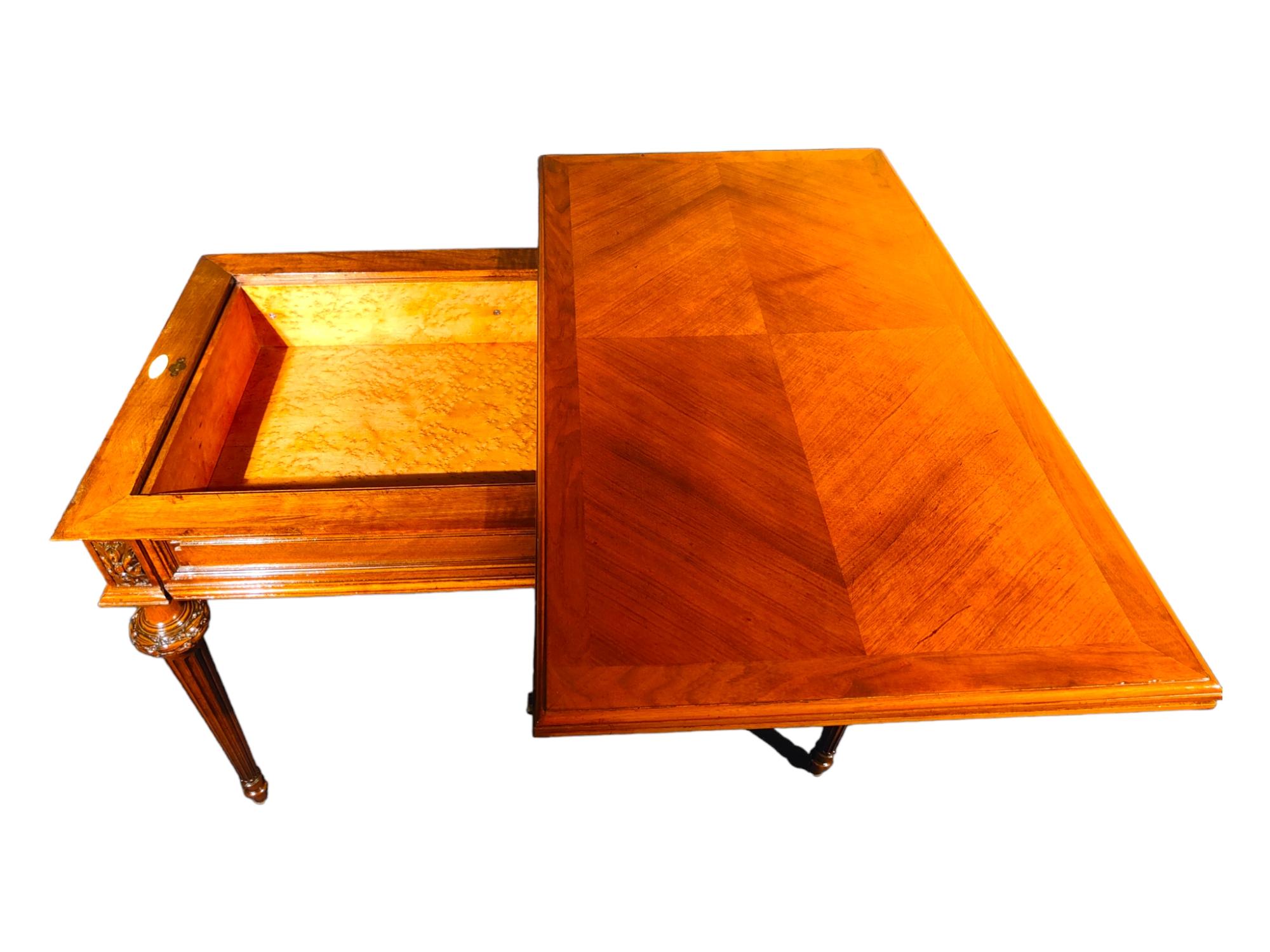 Fruitwood Important French Game Table from the, 19th Century For Sale