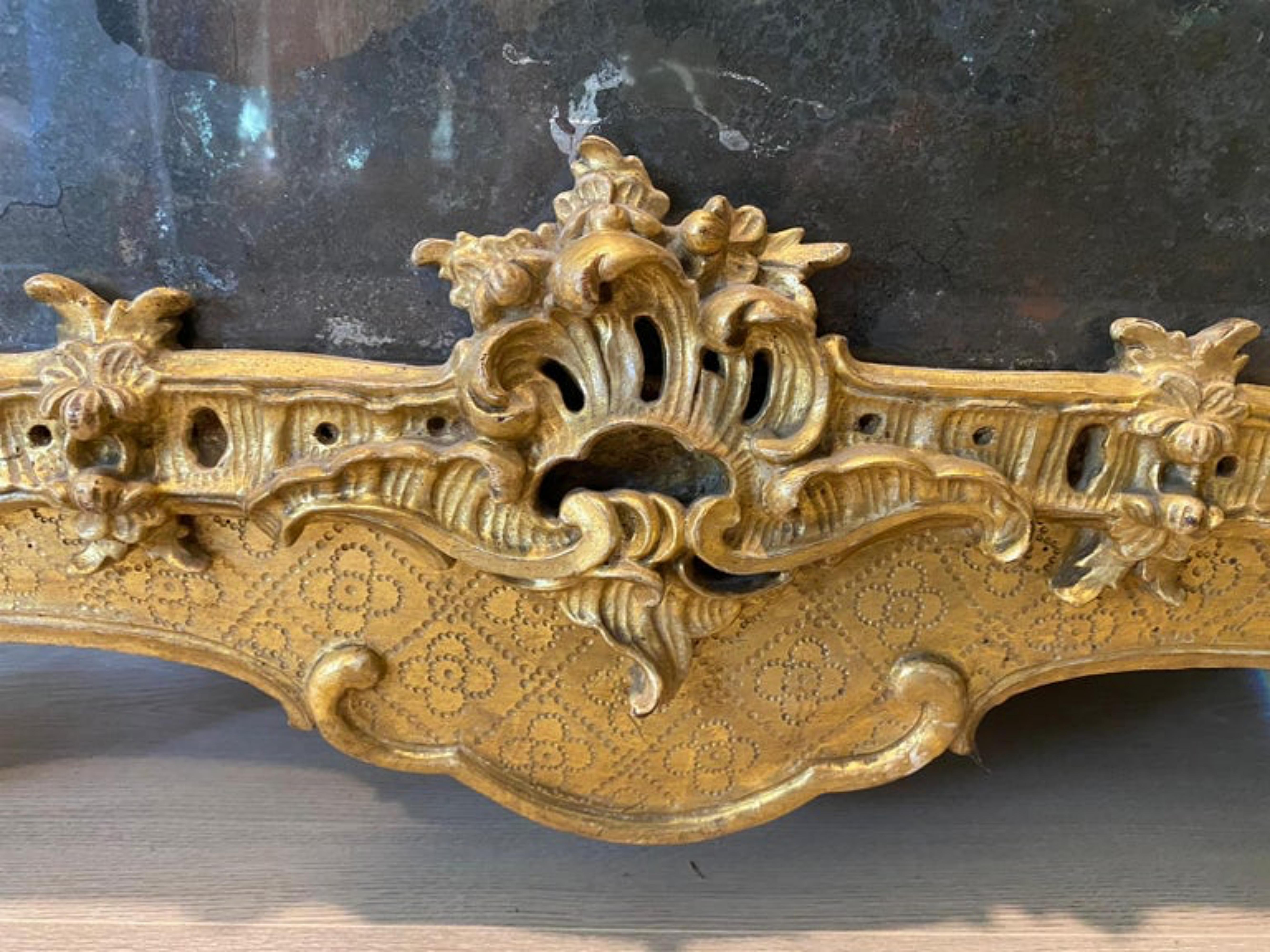 Important miroir et console français de 1760/70 du 18ème siècle en vente 3