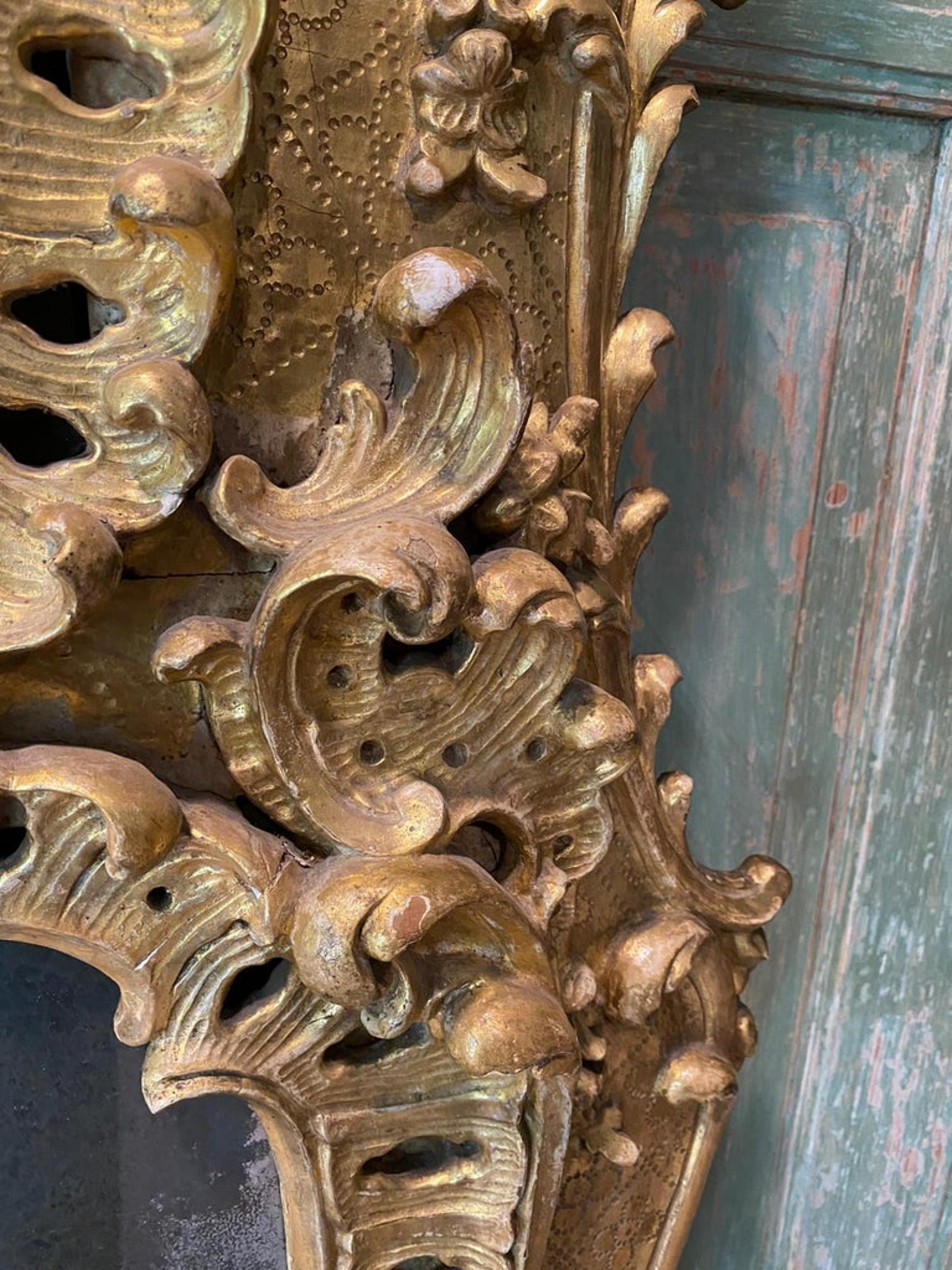 Important miroir et console français de 1760/70 du 18ème siècle en vente 4