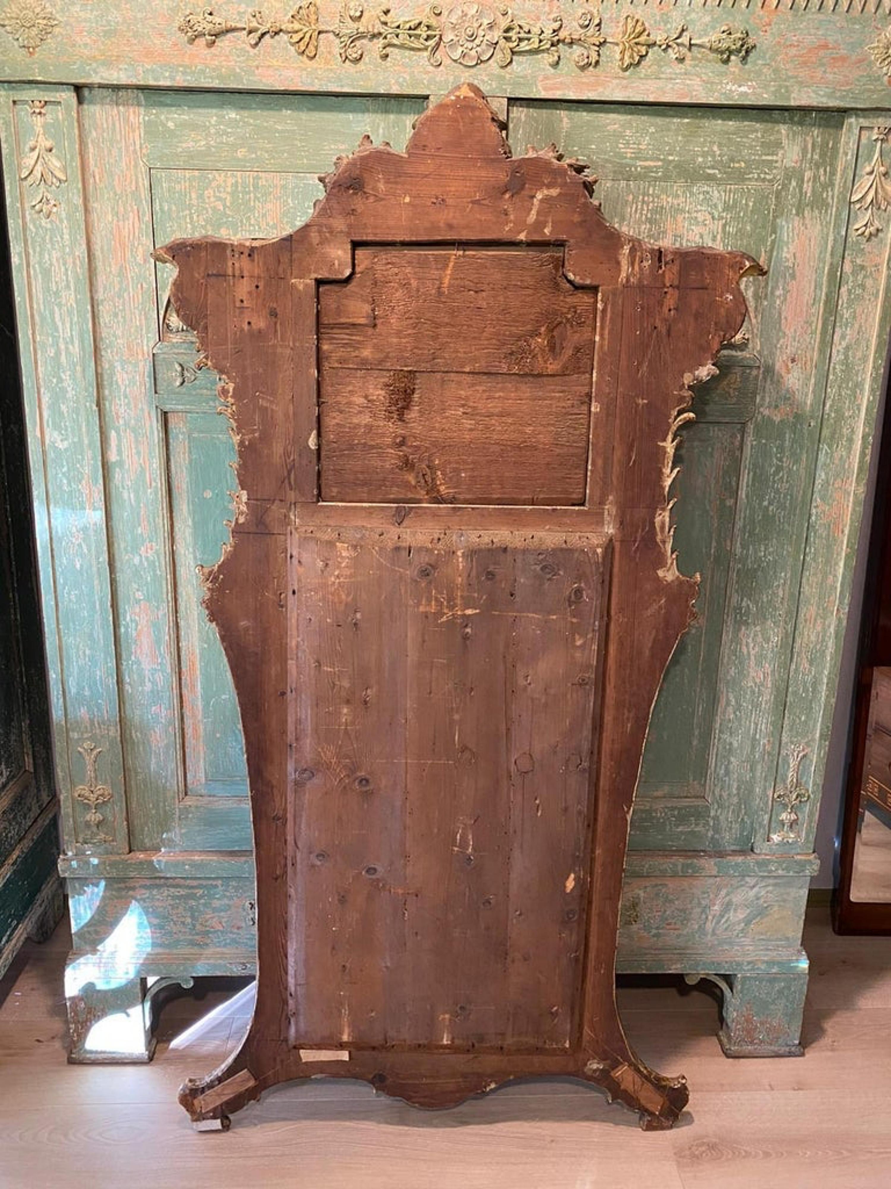 Important miroir et console français de 1760/70 du 18ème siècle en vente 6