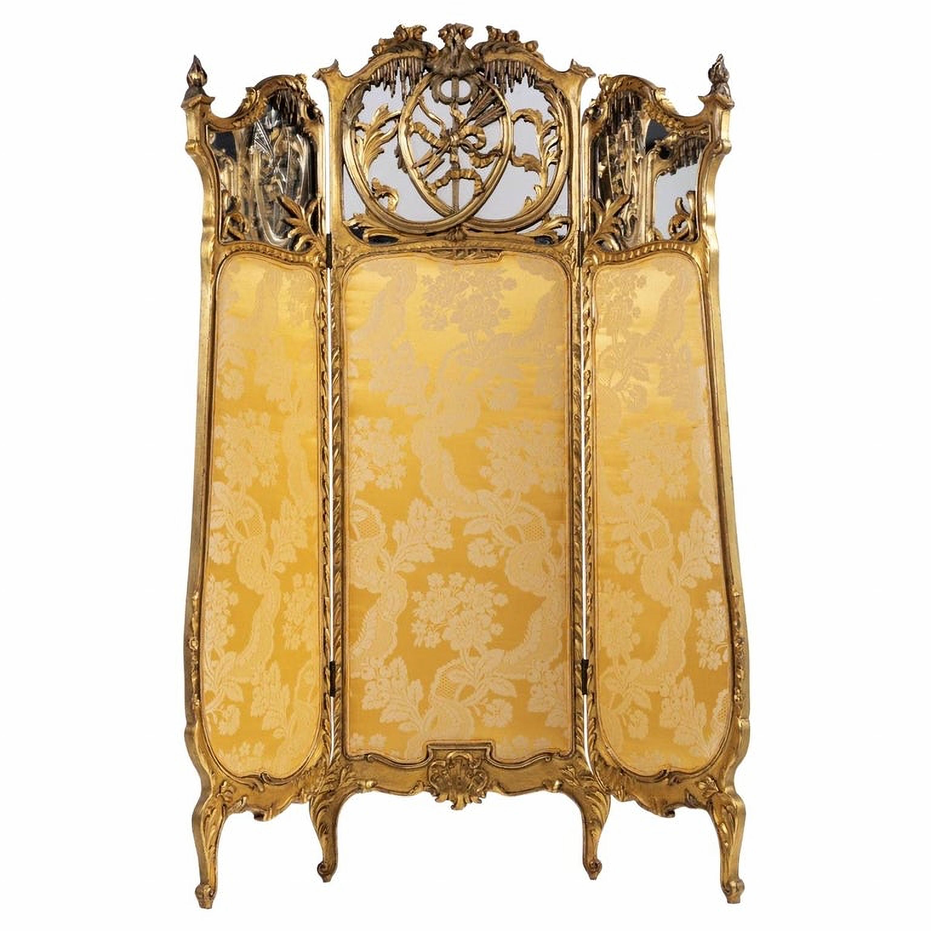 Wood Important French Room Divider, 19th Century For Sale