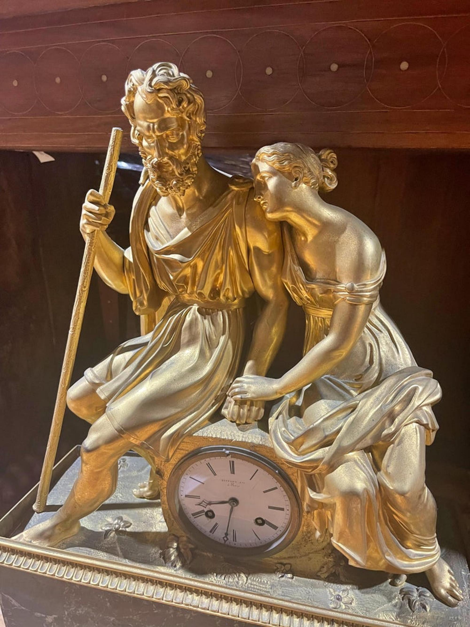 Napoléon III Importante horloge de table française, 19e siècle  en vente