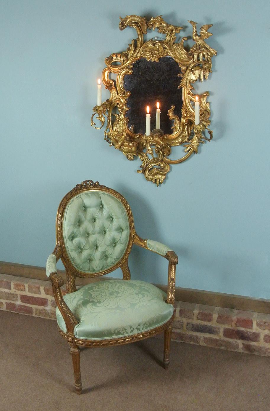 chippendale mirror reproduction