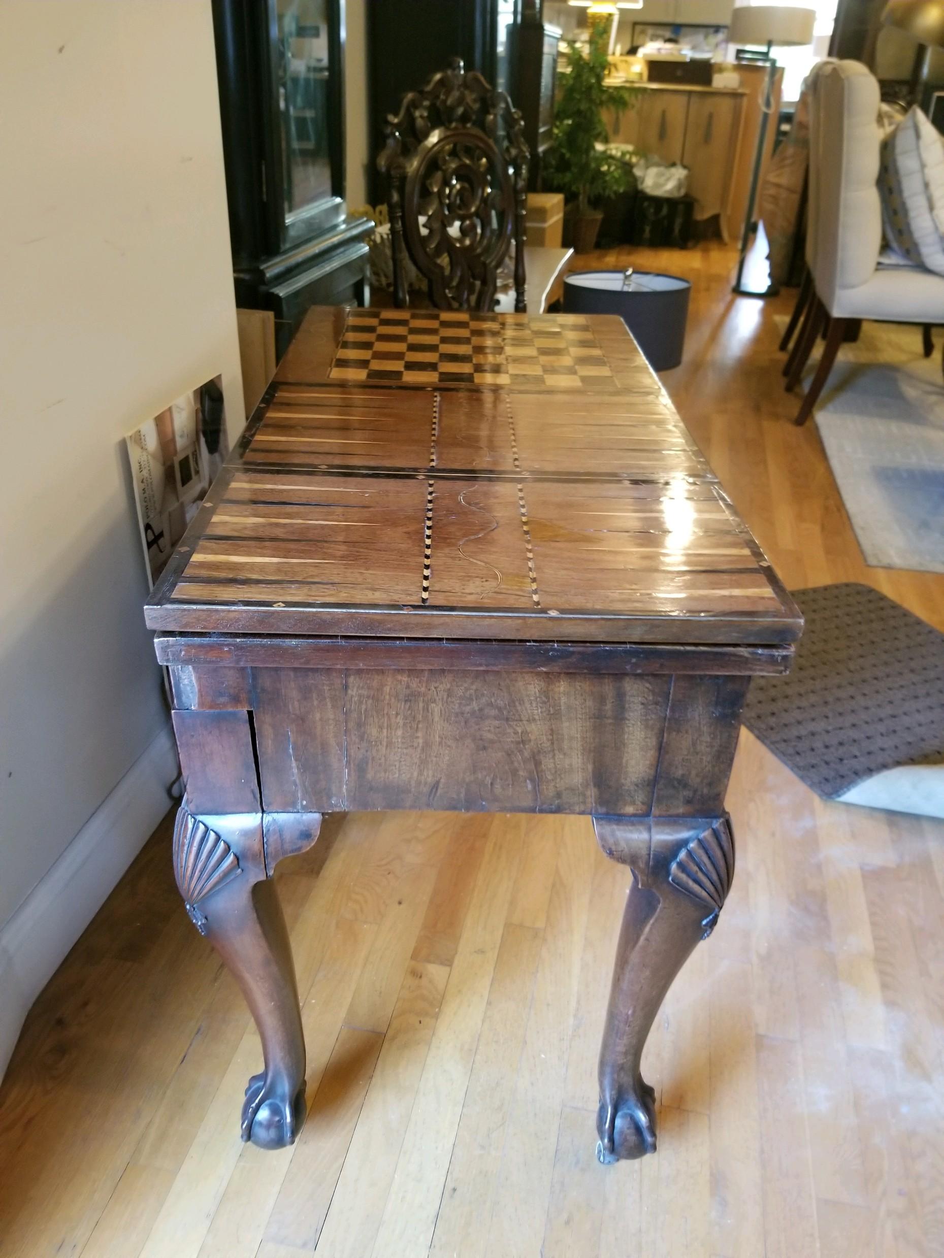 Important George III Console Gaming Table For Sale 3