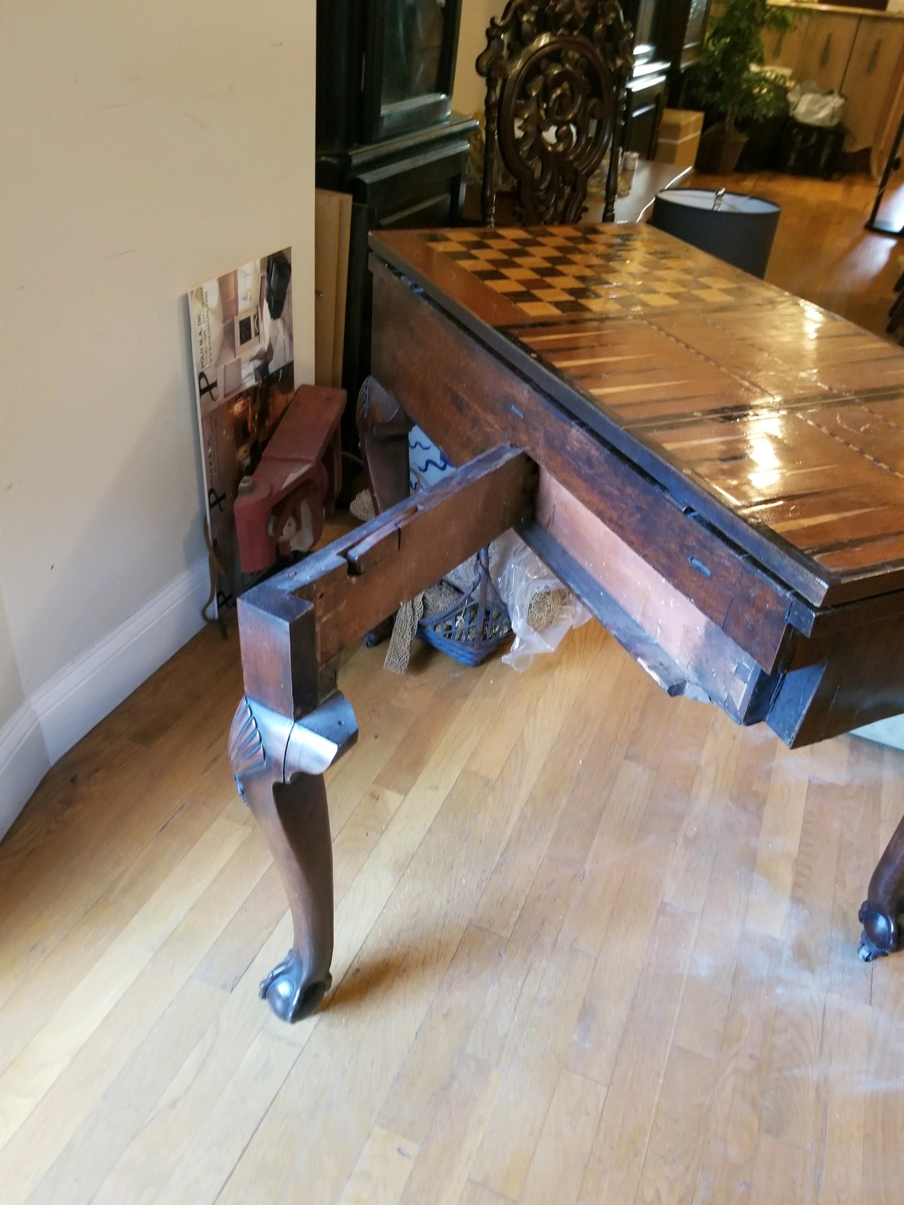 Important George III Console Gaming Table For Sale 4
