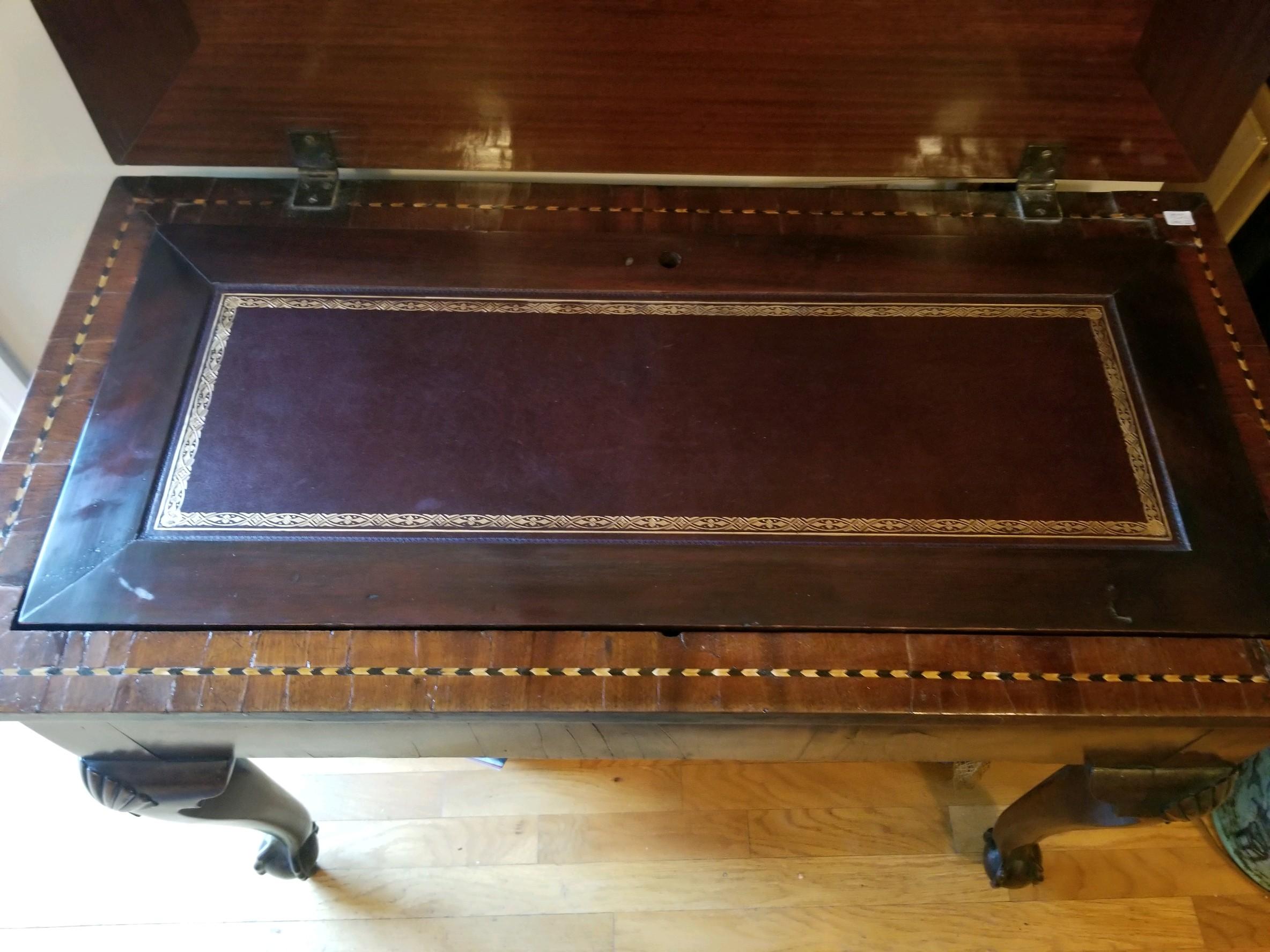 English Important George III Console Gaming Table For Sale